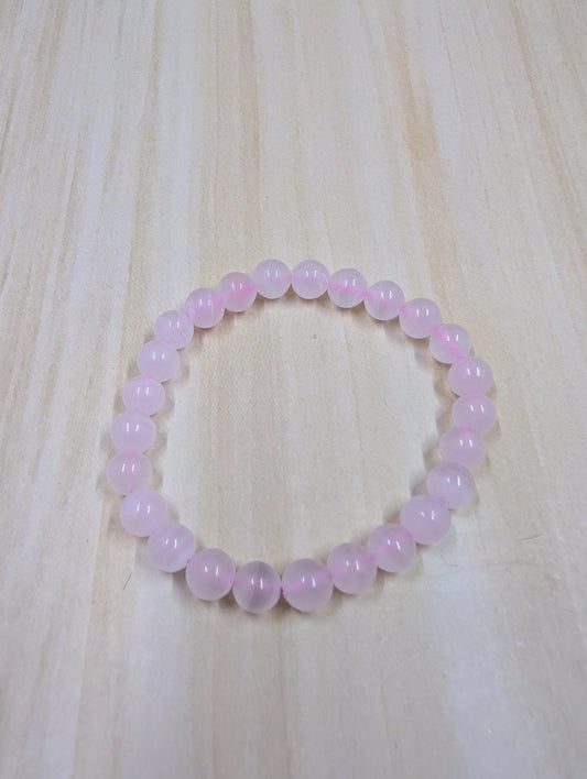 Mangano Calcite Bracelet - 8mm Beads - UV Reactive