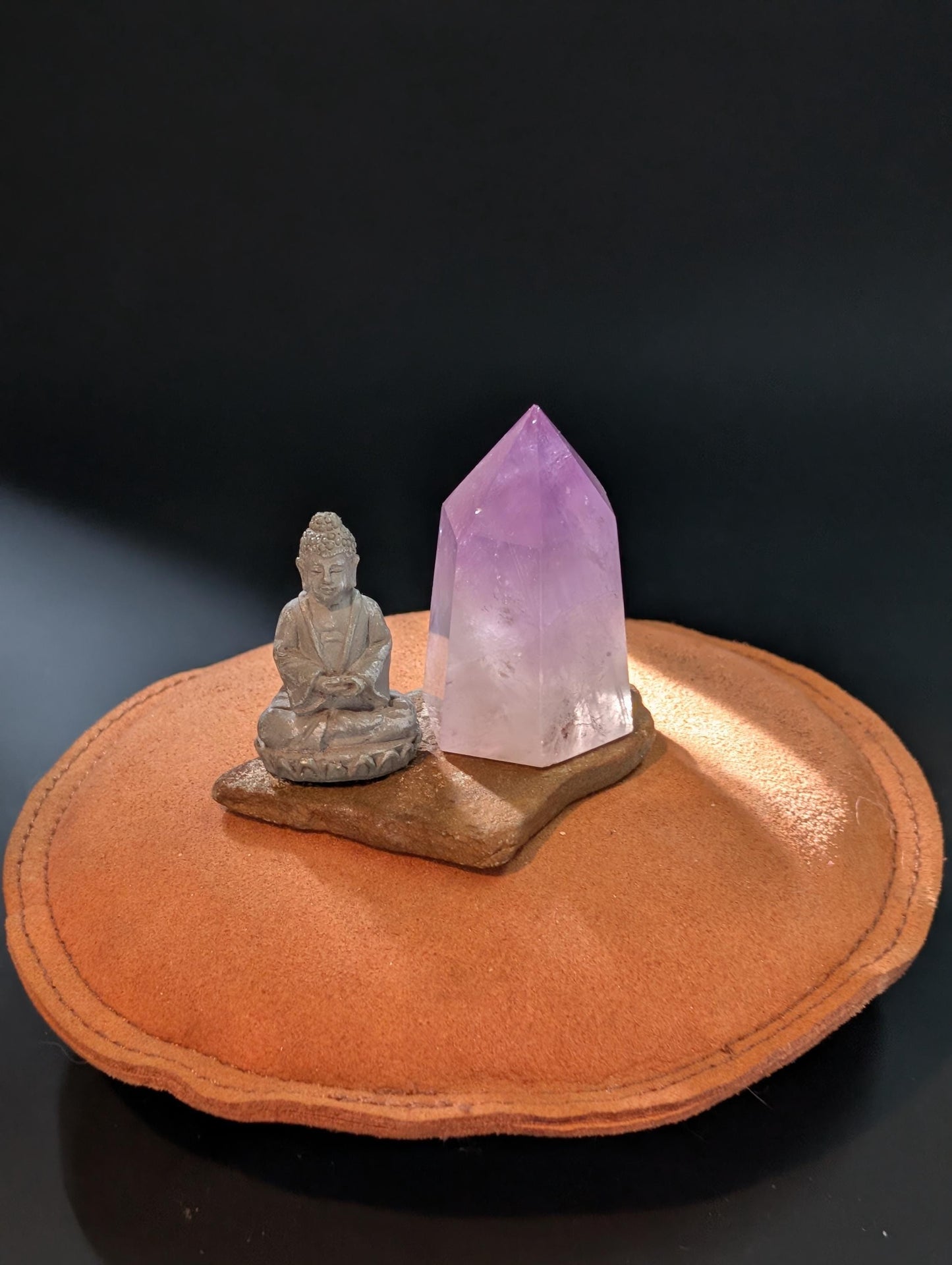 Amethyst Tower – Natural Crystal Point – Deep Purple Hues by Sacred Alchemy Studios