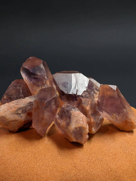 Amethyst - Rwandan Chevron - Scepter – Natural Purple and White Banding