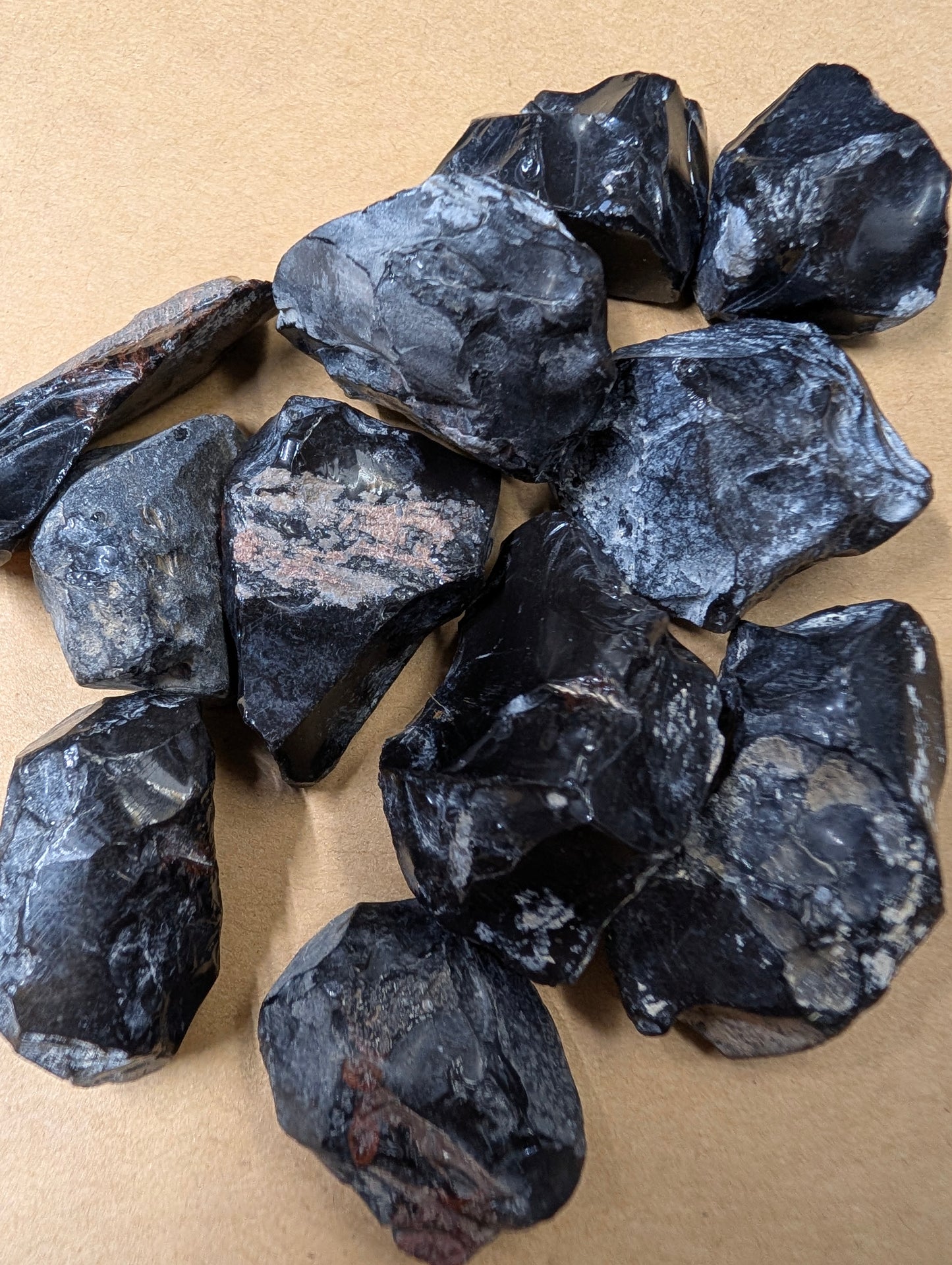 Obsidian Raw | Natural Volcanic Glass Specimen per piece