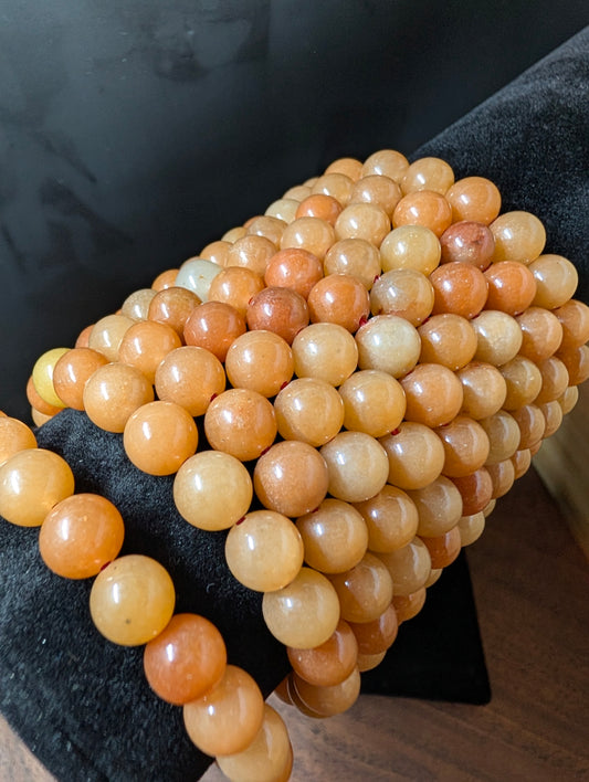 Fiery Vitality Carnelian Bracelet 8 mm