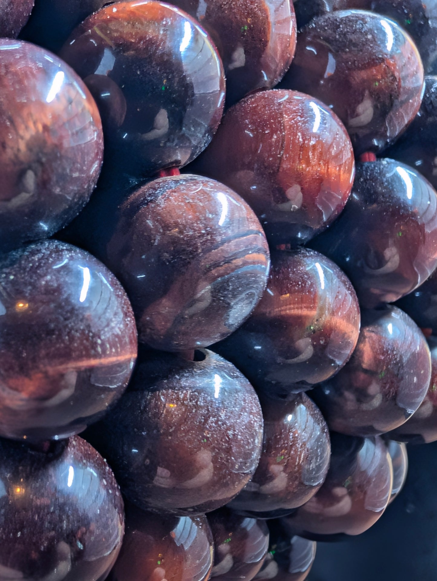 Red Tiger’s Eye Bracelet – Bold Grounding – 10mm Natural Stone by Sacred Alchemy Studios