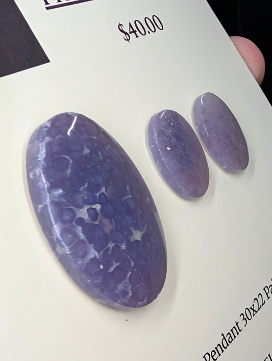 Oval Shape - Grape Agate - Design-Ready Calibrated Sets
