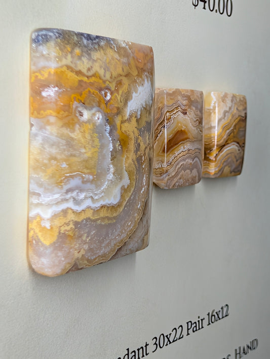 Rectangle Shape - Lace Agate - Design-Ready Calibrated Sets