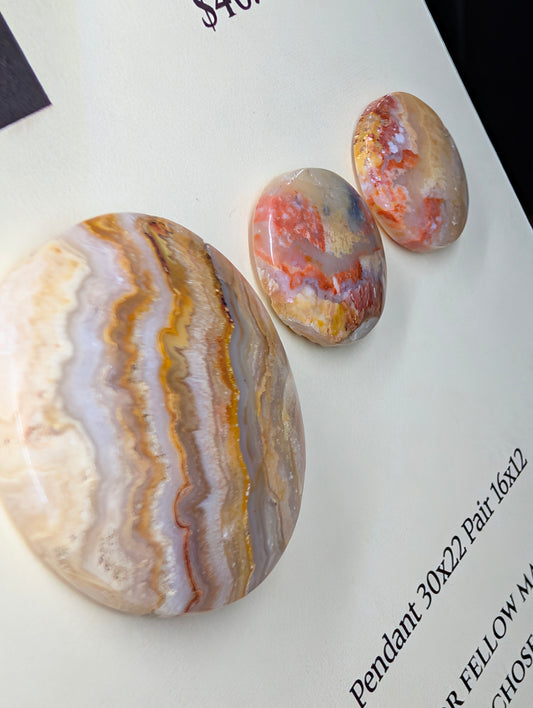 Circle Shape - Lace Agate - Design-Ready Calibrated Sets