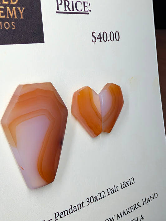 Coffin Shape - Carnelian - Design-Ready Sets by Sacred Alchemy Studios