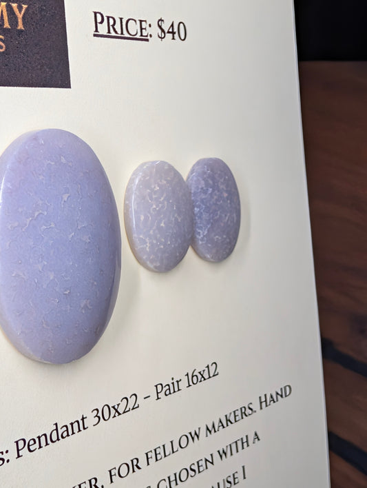 Oval Shape - Grape Agate - Design-Ready Set by Sacred Alchemy Studios