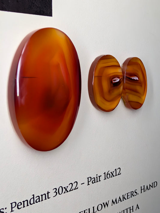 Oval Shape - Carnelian - Design-Ready Set by Sacred Alchemy Studios
