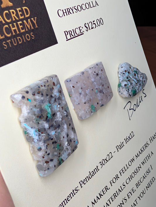 Rectangle Shape - Confetti Chrysocolla - Sacred Alchemy Select - Design-Ready Set by Sacred Alchemy Studios