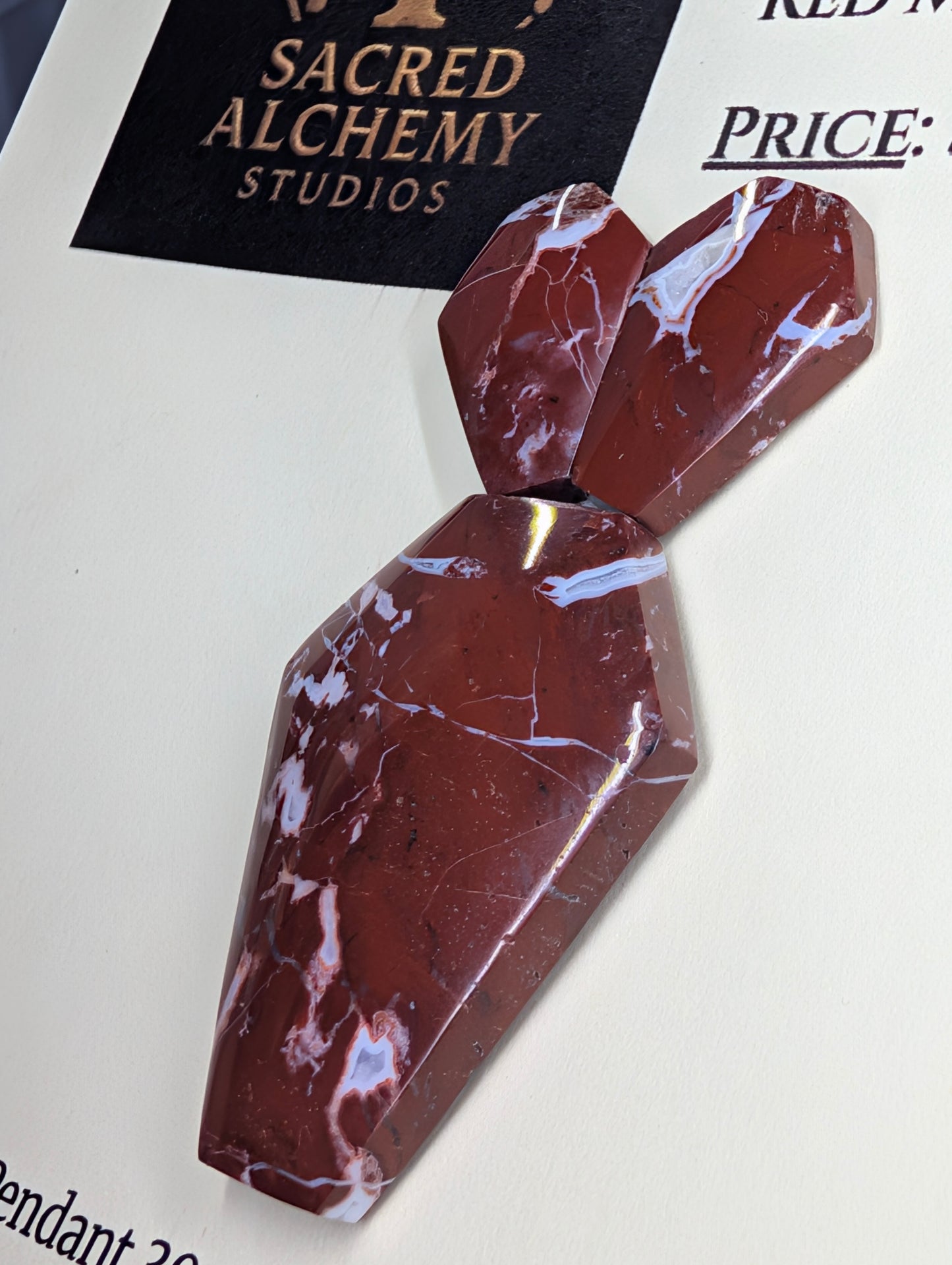 Coffin Shape - Red Moss Agate - Design-Ready Sets by Sacred Alchemy Studios