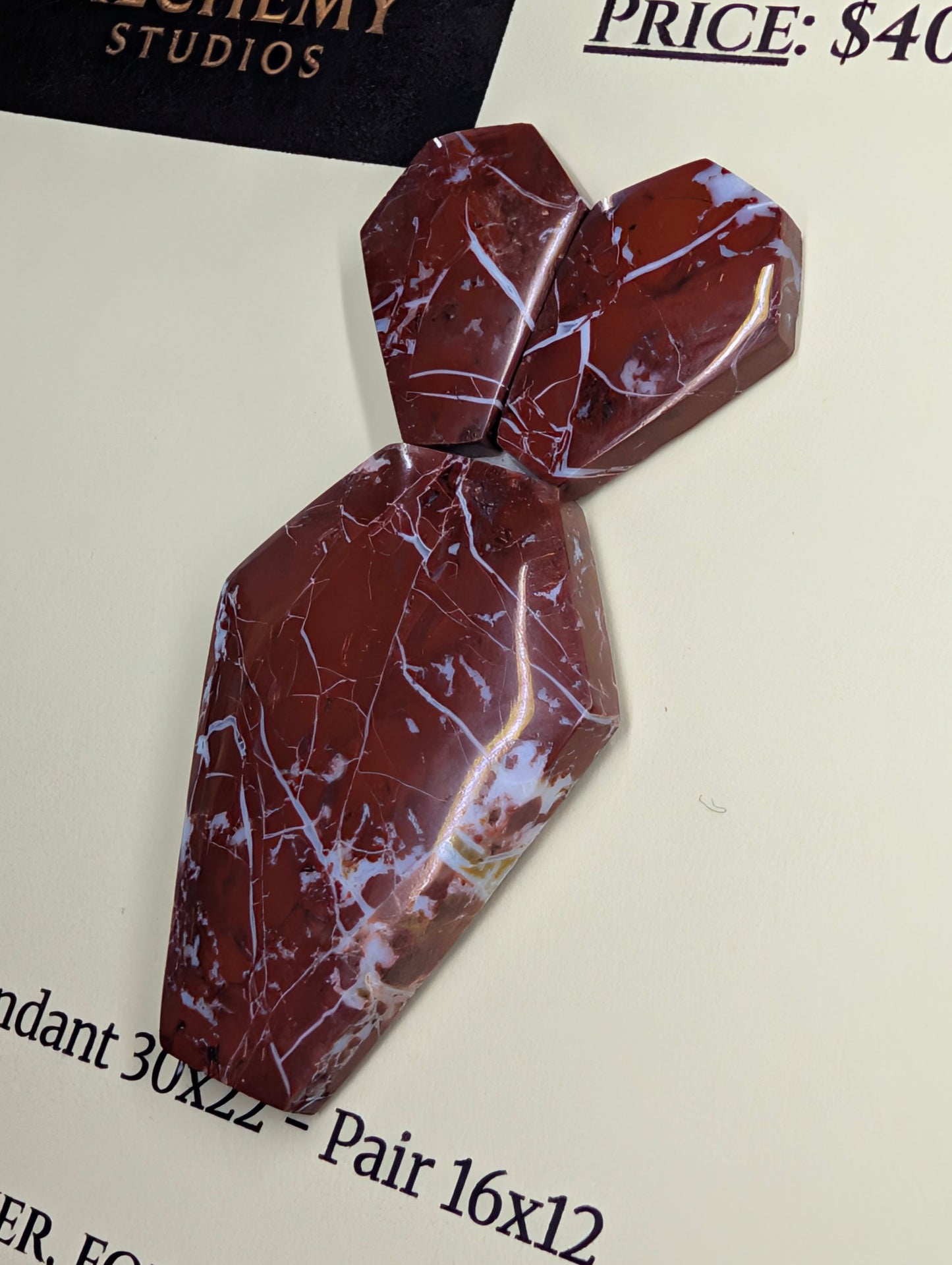 Coffin Shape - Red Moss Agate - Design-Ready Set by Sacred Alchemy Studios