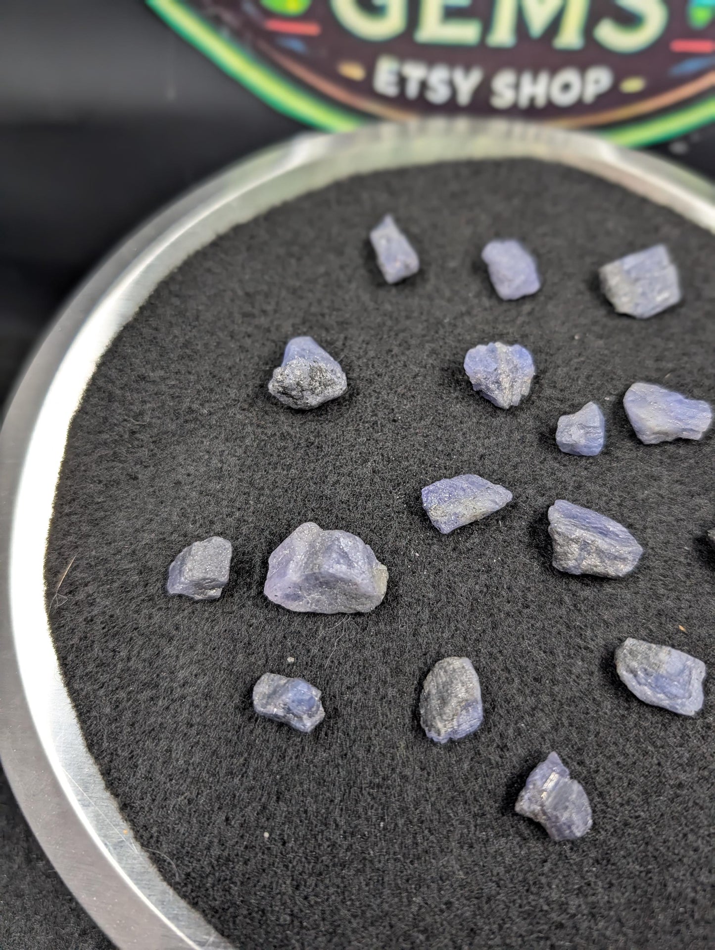 Tanzanite (Zoisite var. Tanzanite), Merelani, Arusha, Tanzania – 20 grams by Sacred Alchemy Studios