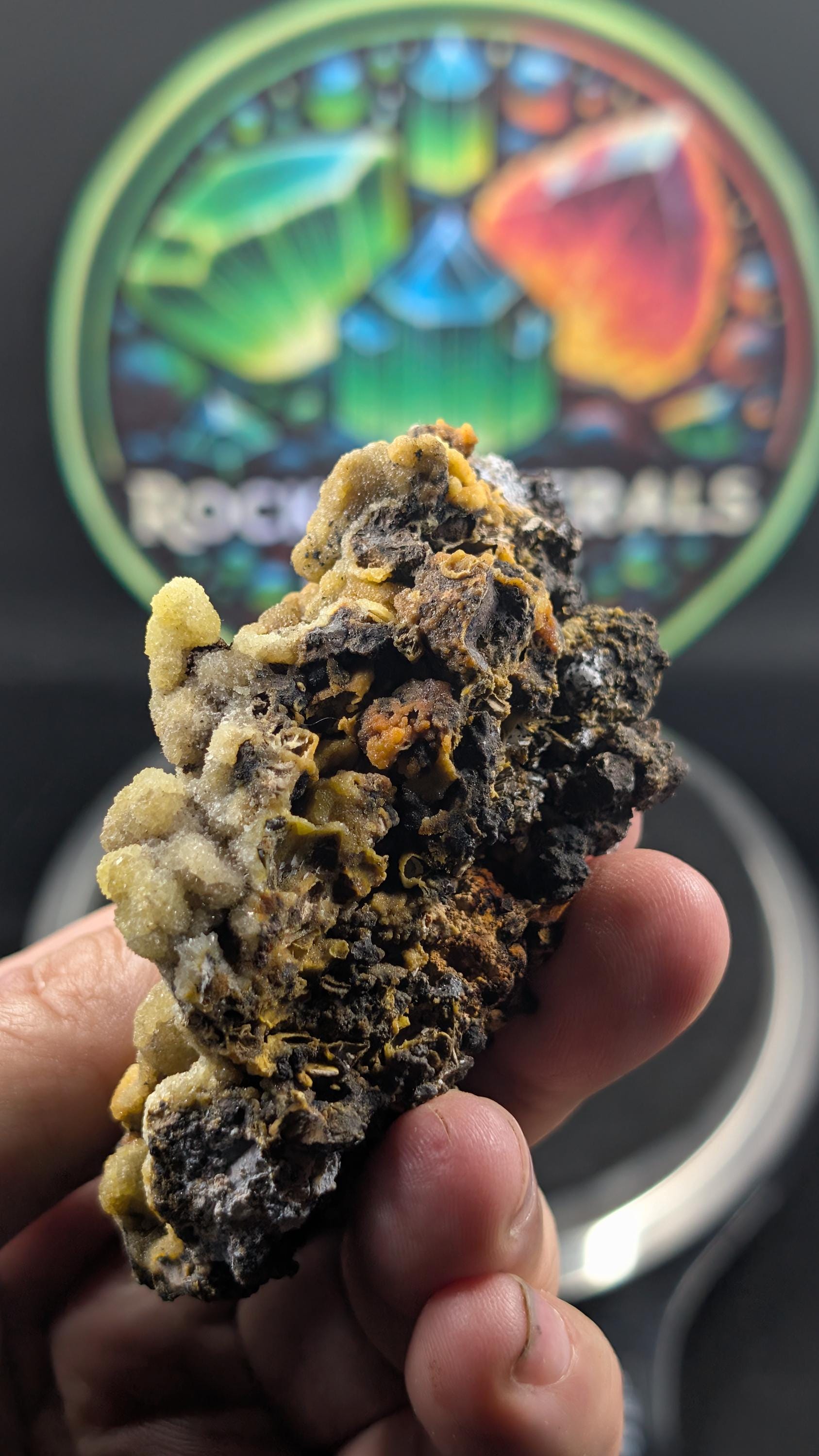 Zincite – Palmerton, Carbon County, Pennsylvania – Classic UV-Reactive Specimen by Sacred Alchemy Studios