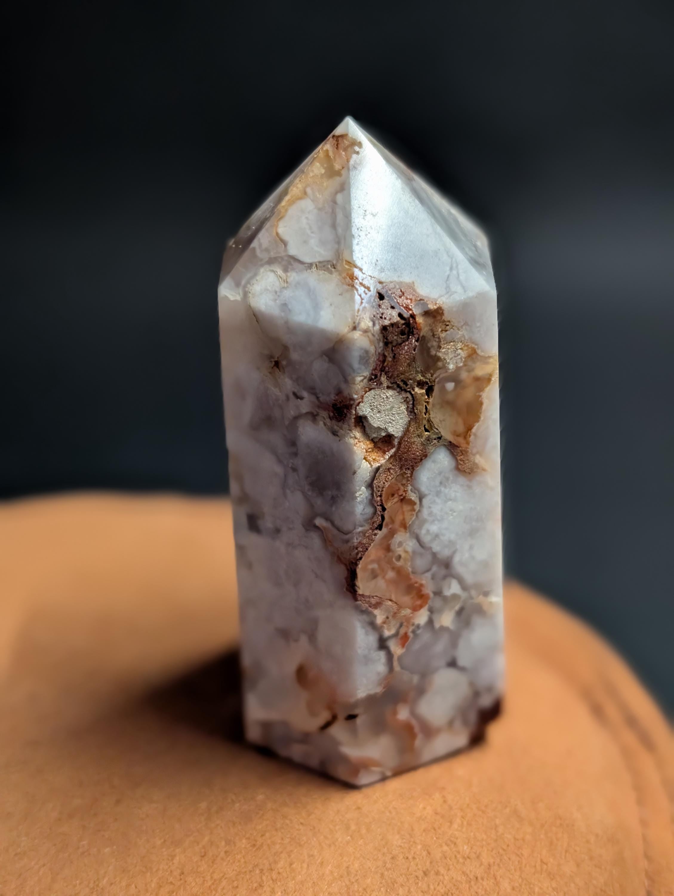 Flower Agate – Madagascar – Tower by Sacred Alchemy Studios