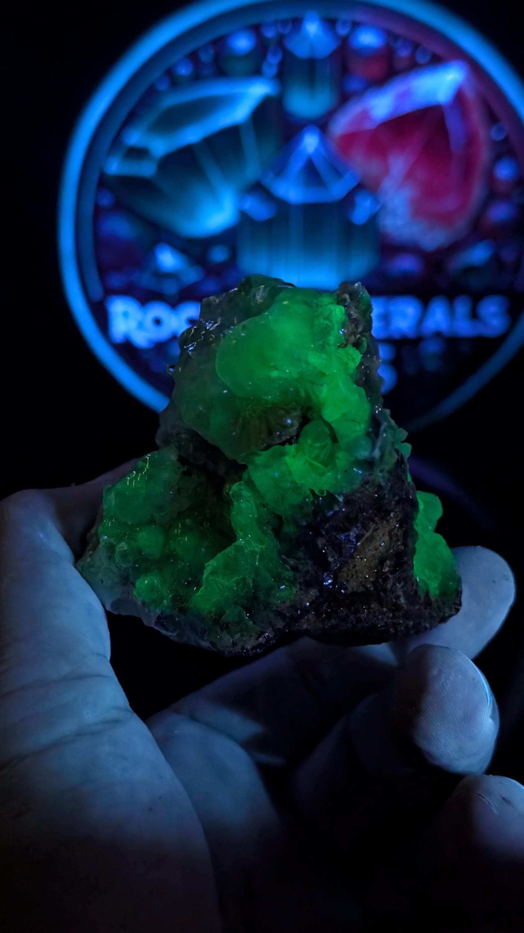Hyalite Opal - Mexico - San Felipe - UV by Sacred Alchemy Studios