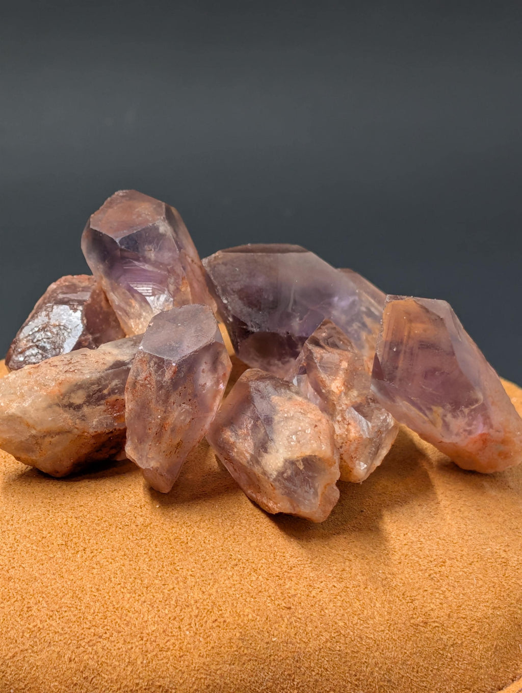 Amethyst - Rwandan Chevron - Scepter – Natural Purple and White Banding