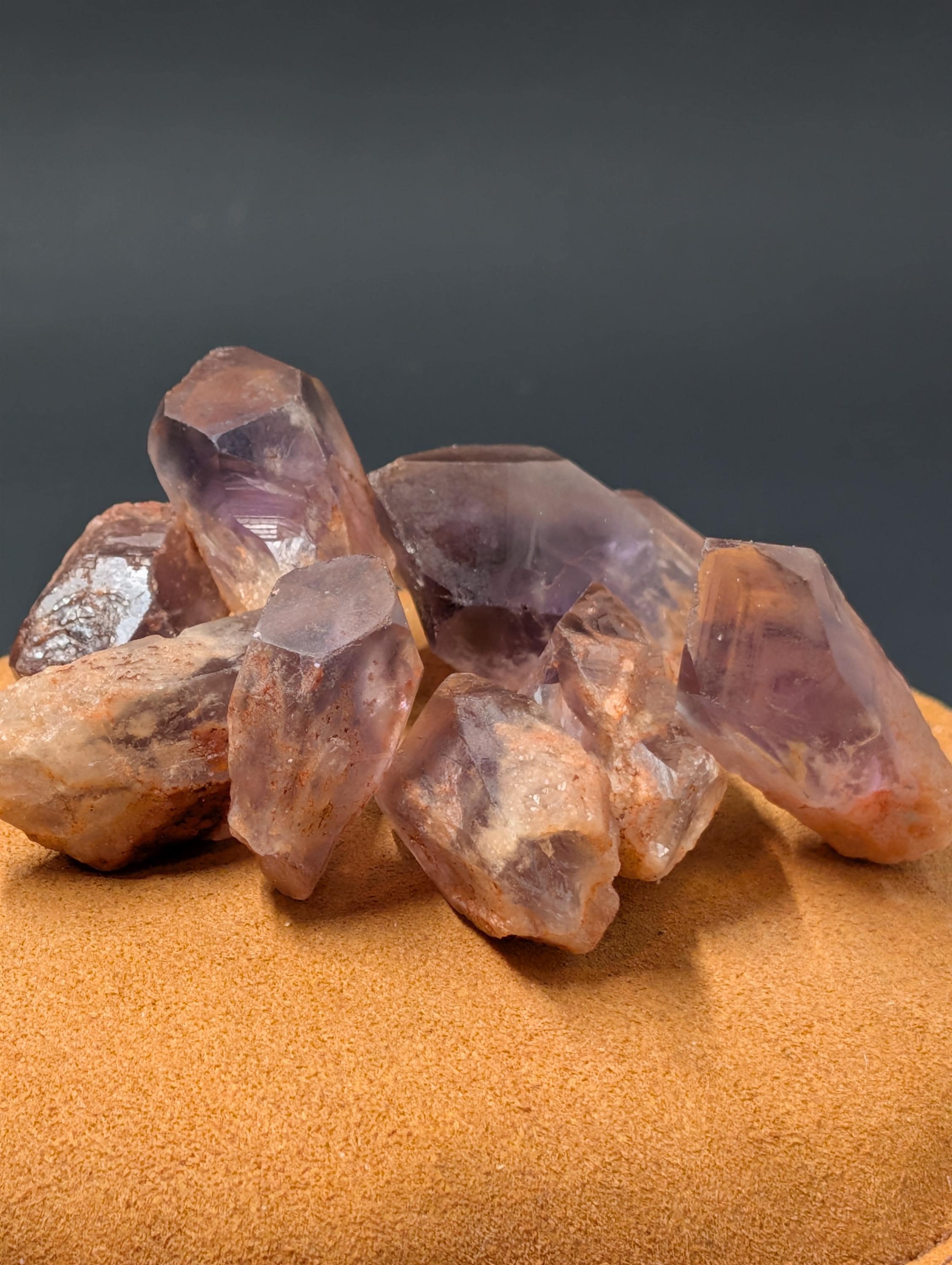 Amethyst - Rwandan Chevron - Scepter – Natural Purple and White Banding