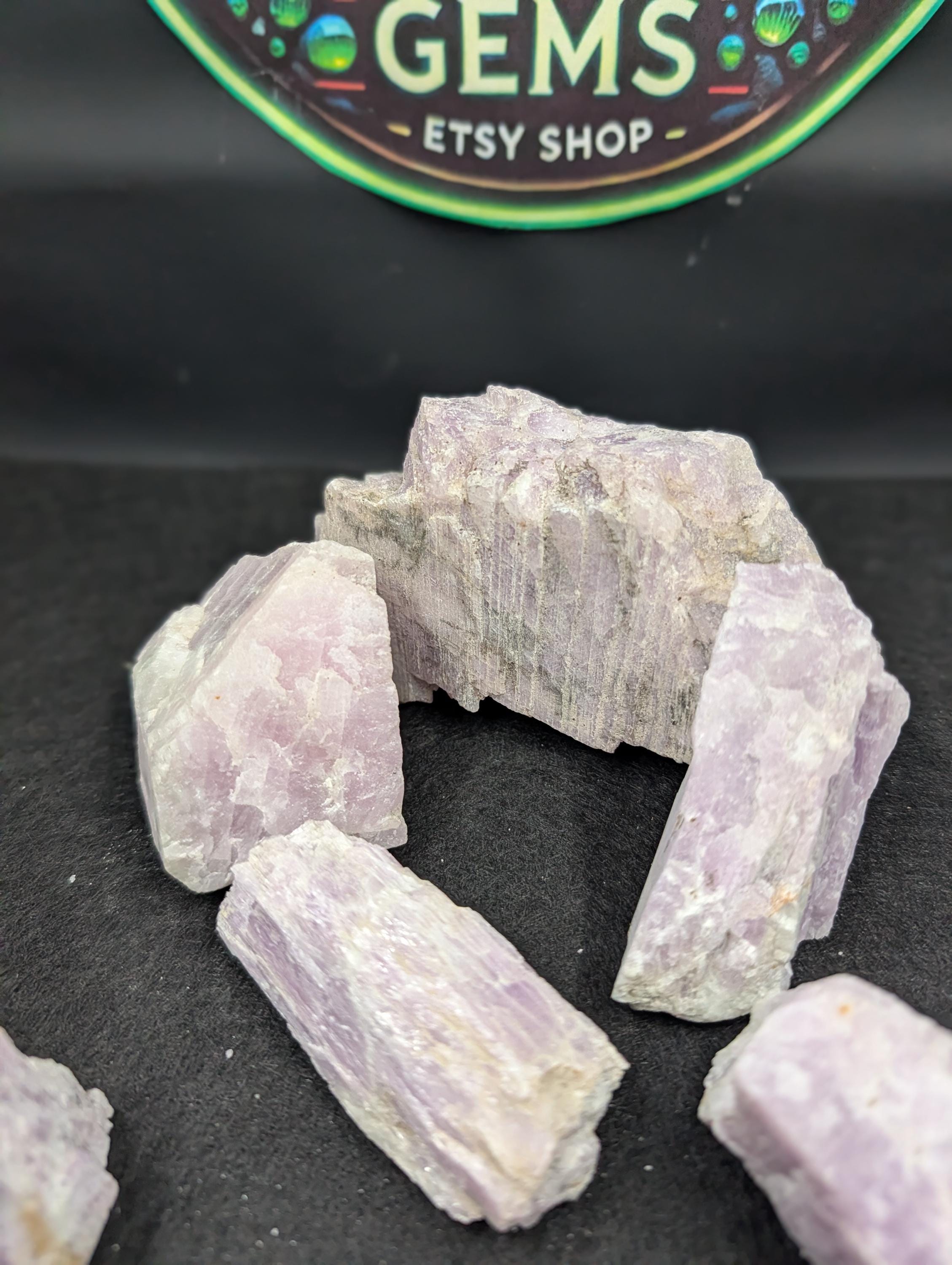Kunzite - Nigeria - UV Orange LW - 200 grams by Sacred Alchemy Studios