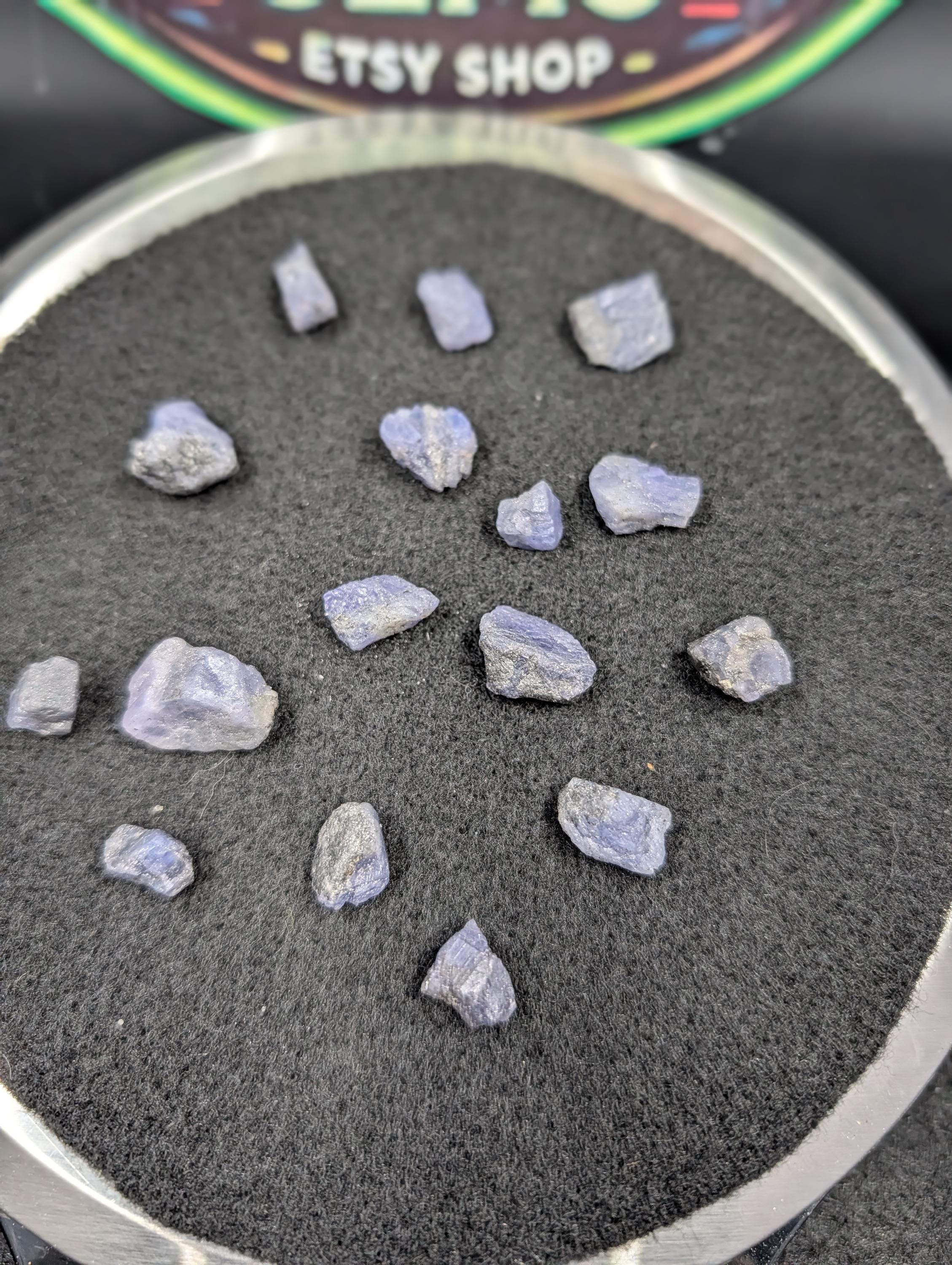 Tanzanite (Zoisite var. Tanzanite), Merelani, Arusha, Tanzania – 20 grams by Sacred Alchemy Studios