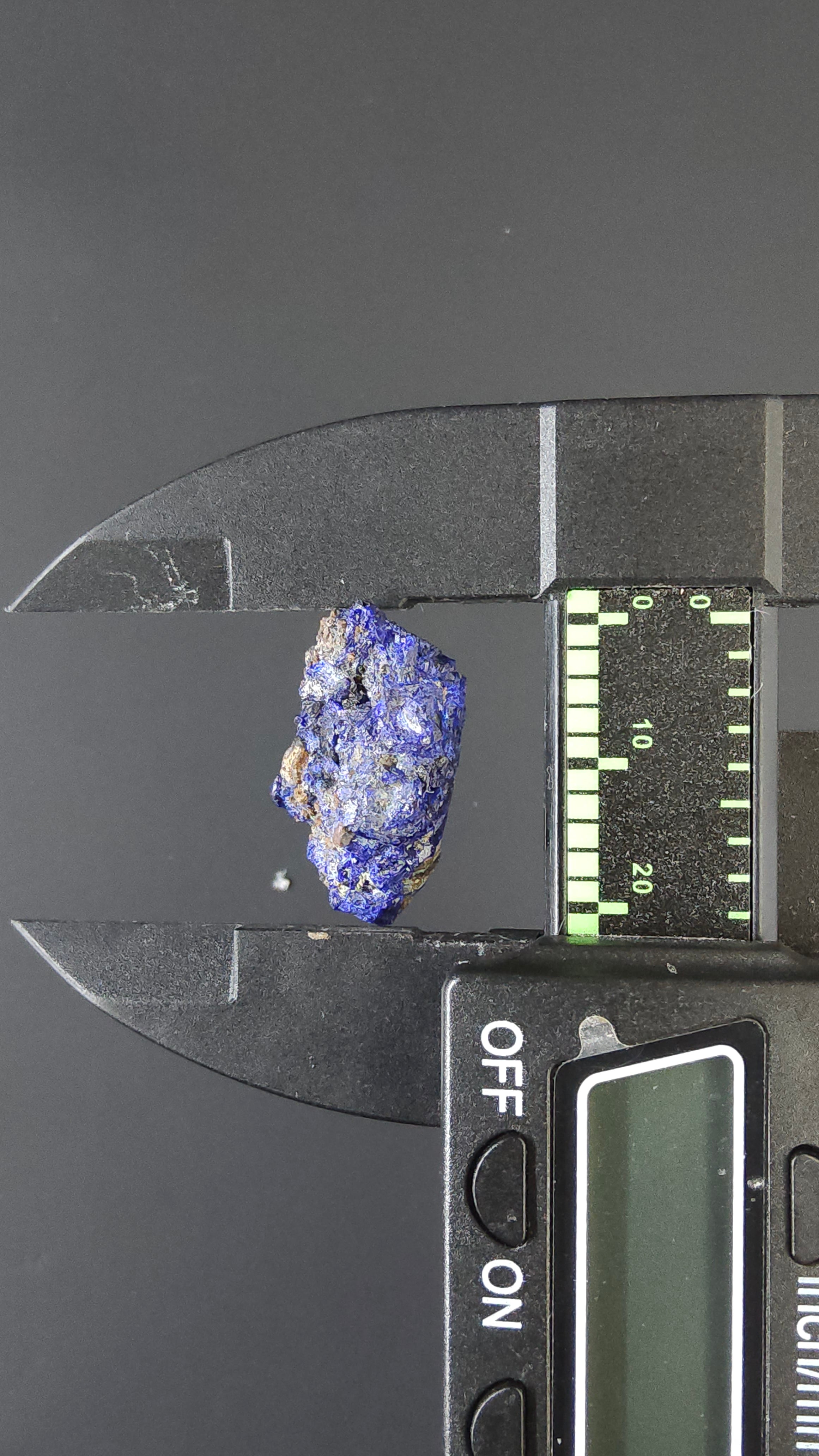 Azurite with Malachite and Calcite Crystals – Morenci Mine, Arizona by Sacred Alchemy Studios
