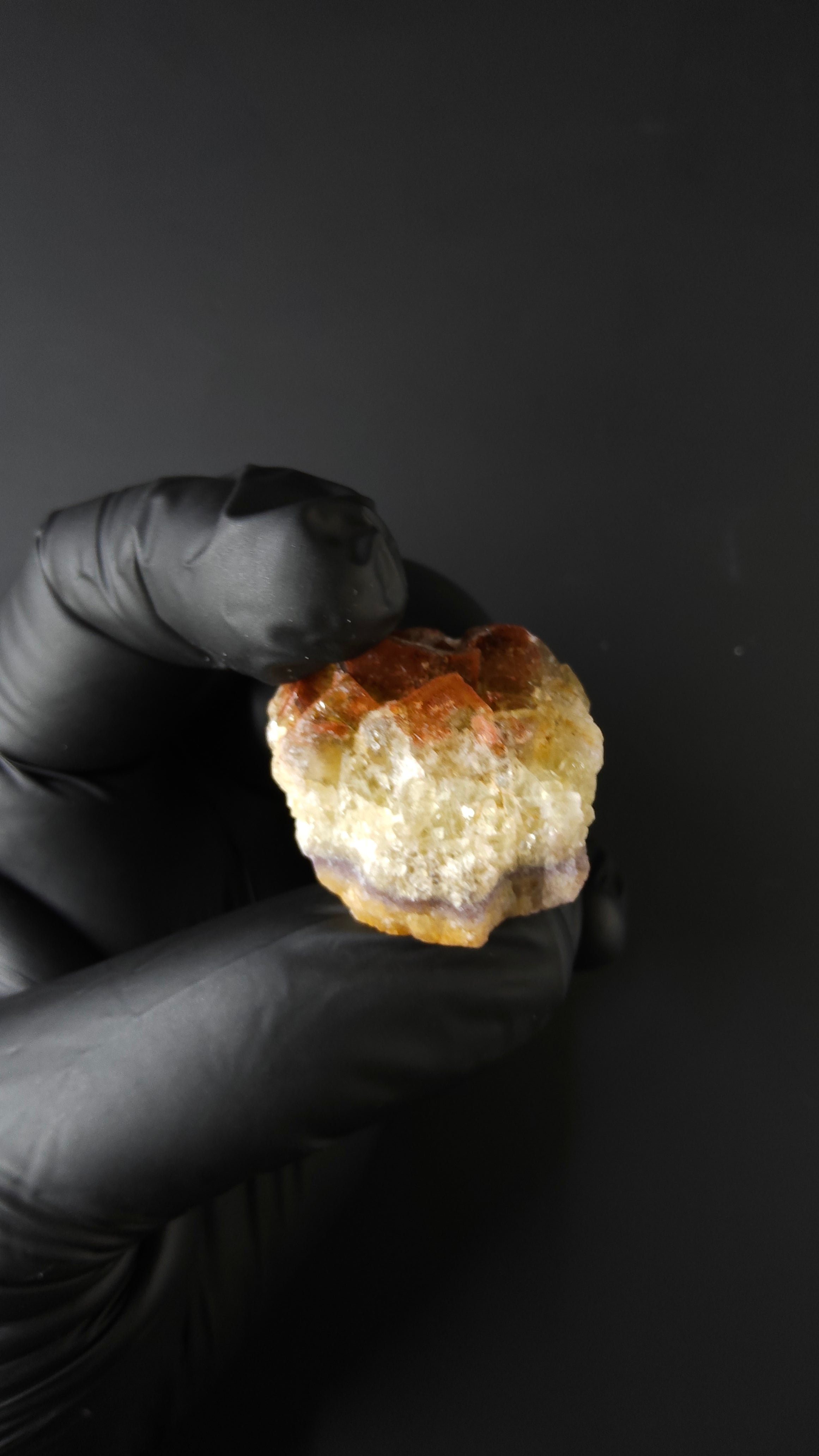 Andradite Garnet - N'chwaning Mine, South Africa - Lustrous dodecahedral crystal by Sacred Alchemy Studios