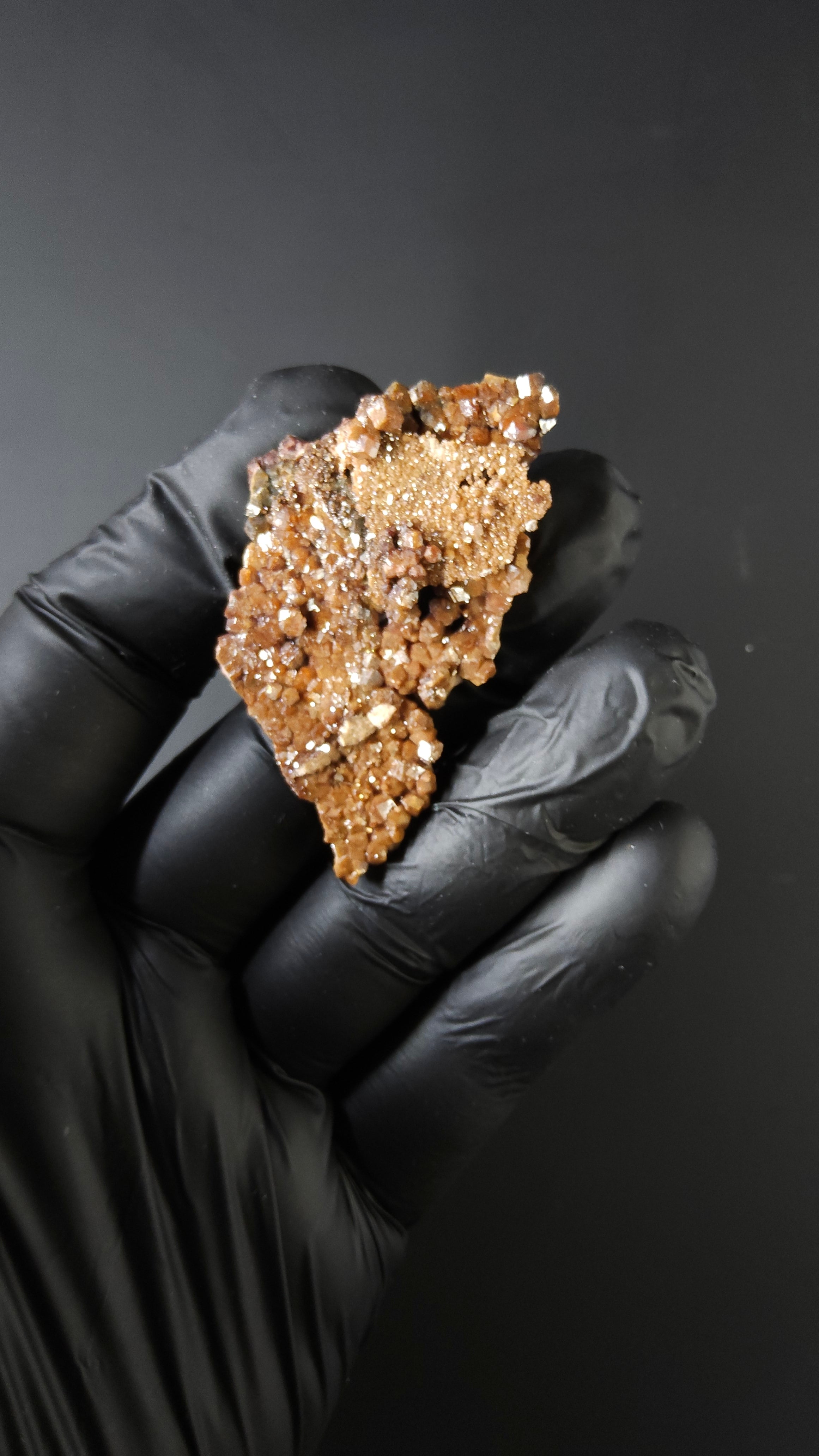 Andradite Garnet with Calcite - N'chwaning Mine, South Africa- Ideal Wire Wrap Stone by Sacred Alchemy Studios