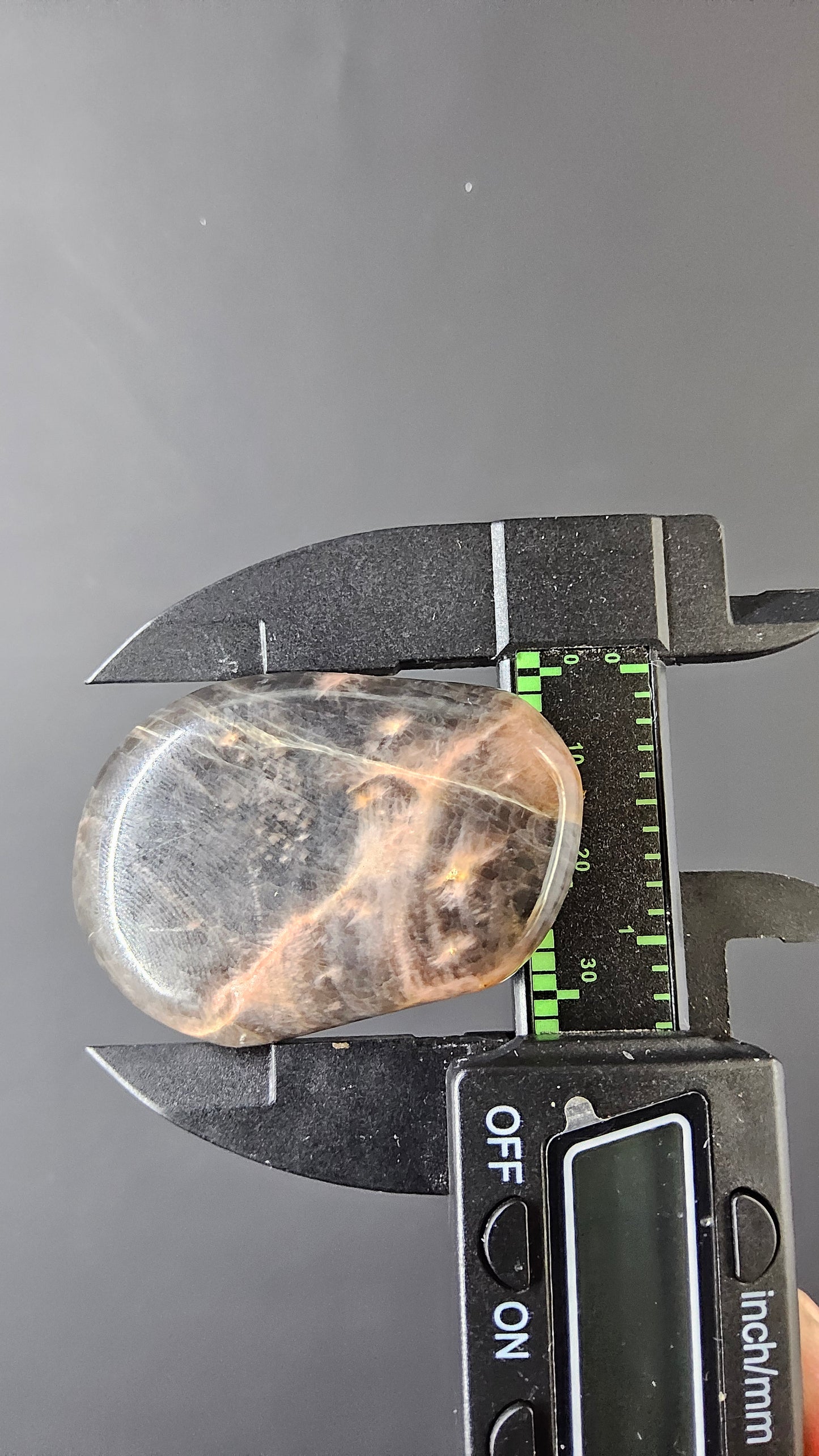 Black Moonstone – Madagascar – Polished Freeform Cabochon Well Suited for Wire Wrapping