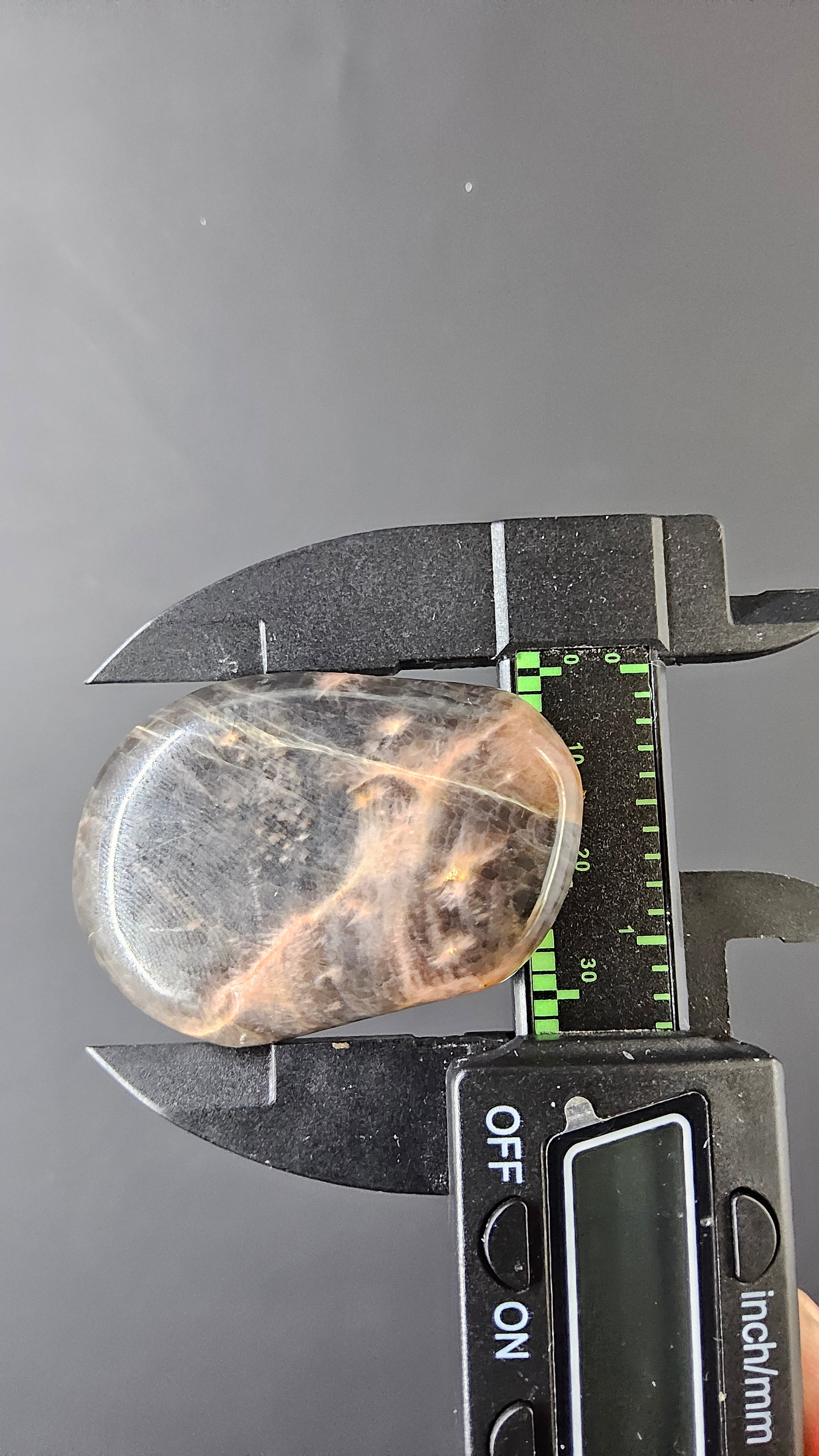 Black Moonstone – Madagascar – Polished Freeform Cabochon Well Suited for Wire Wrapping by Sacred Alchemy Studios