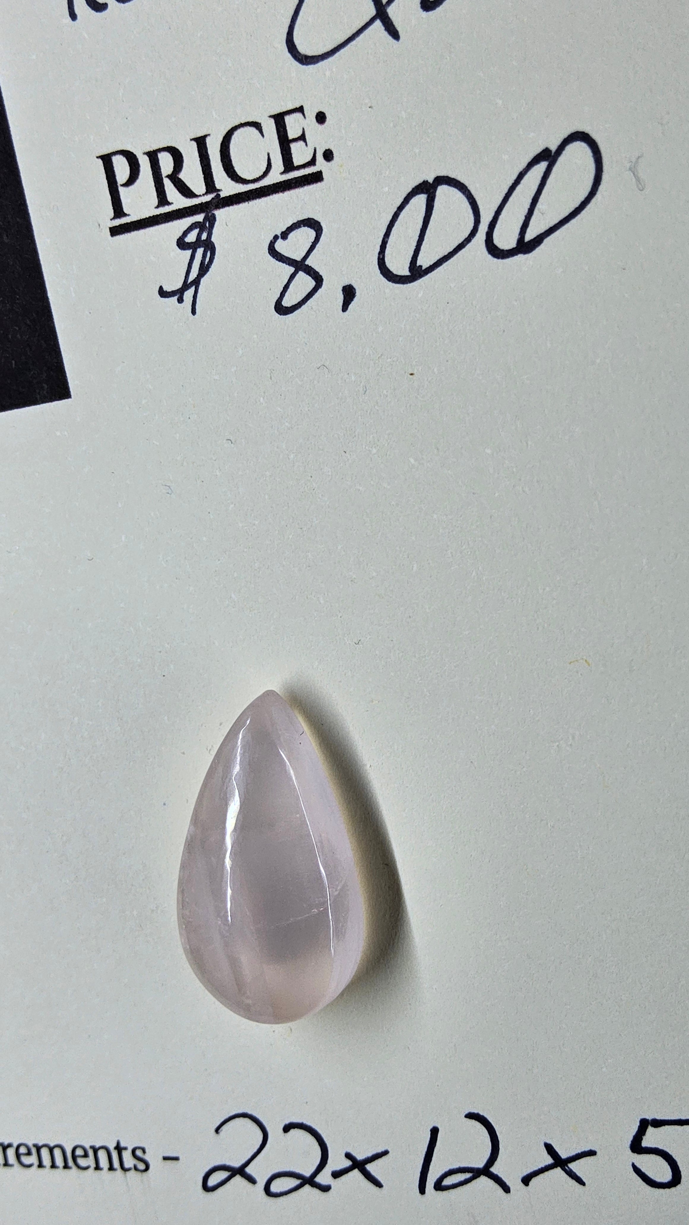 Rose Quartz Cabochon by Sacred Alchemy Studios