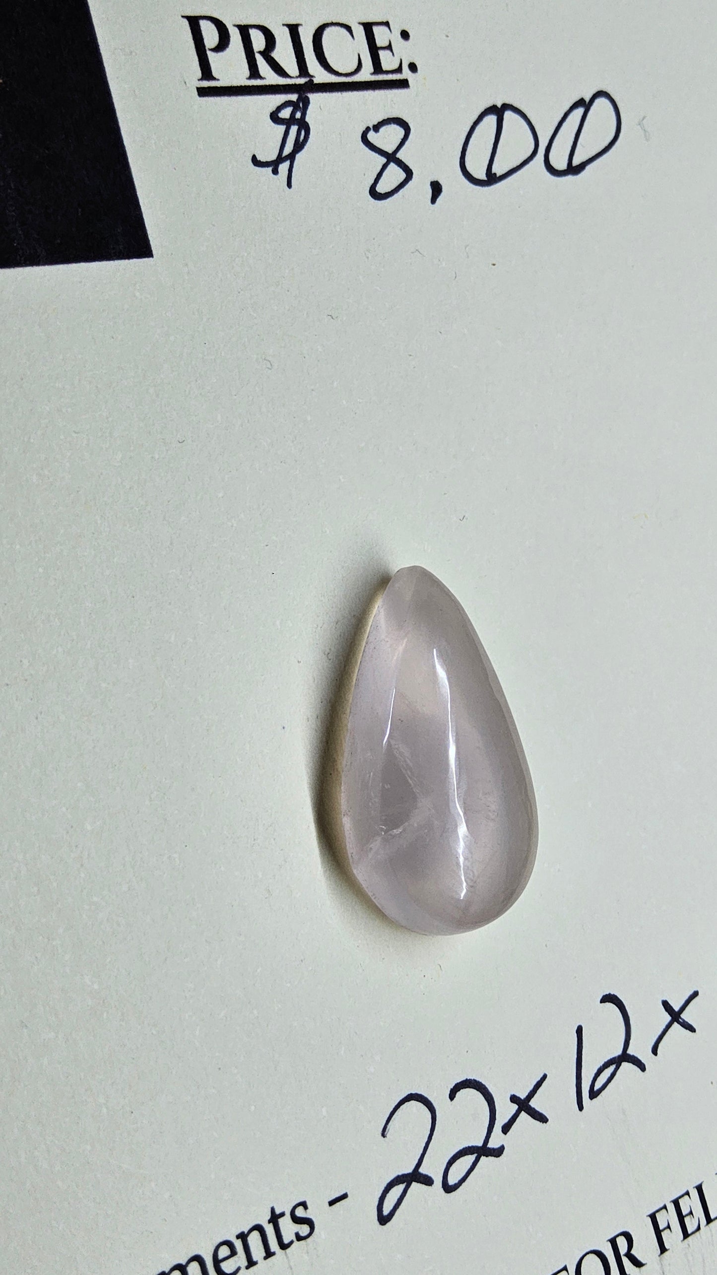 Rose Quartz Cabochon