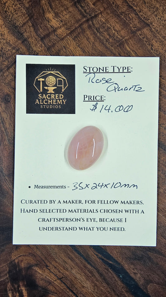 Rose Quartz Cabochon