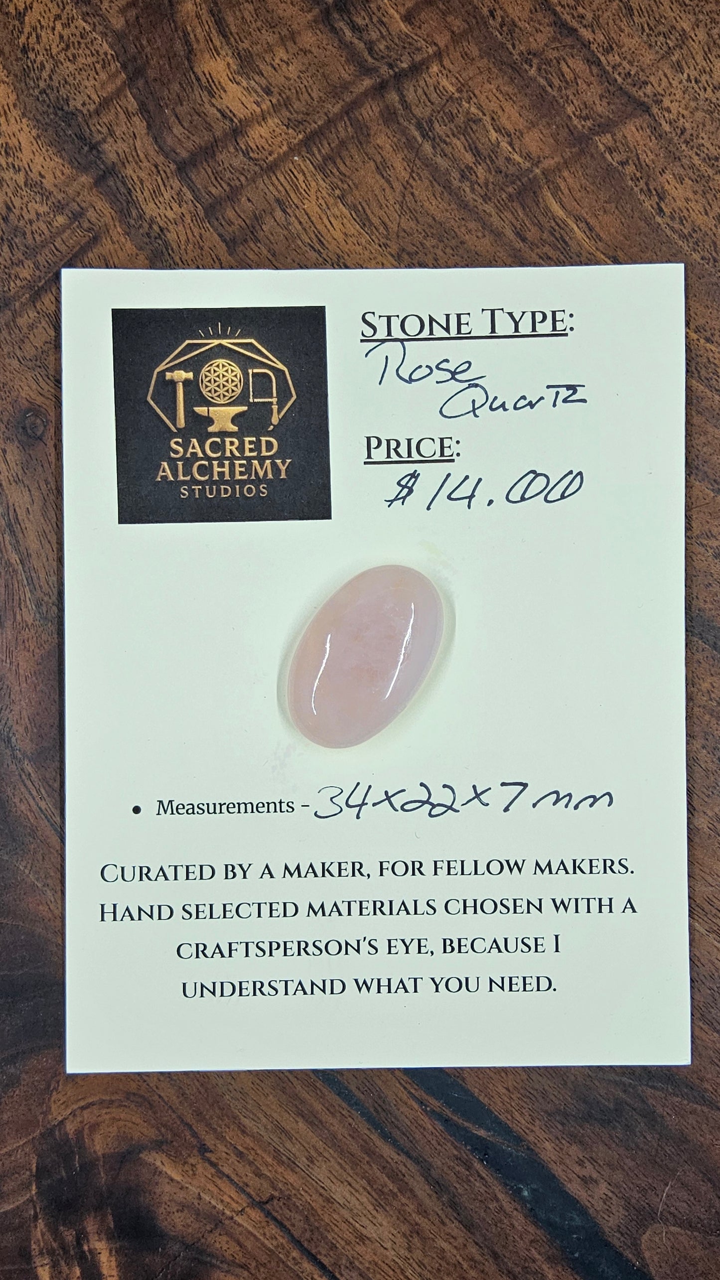 Rose Quartz Cabochon