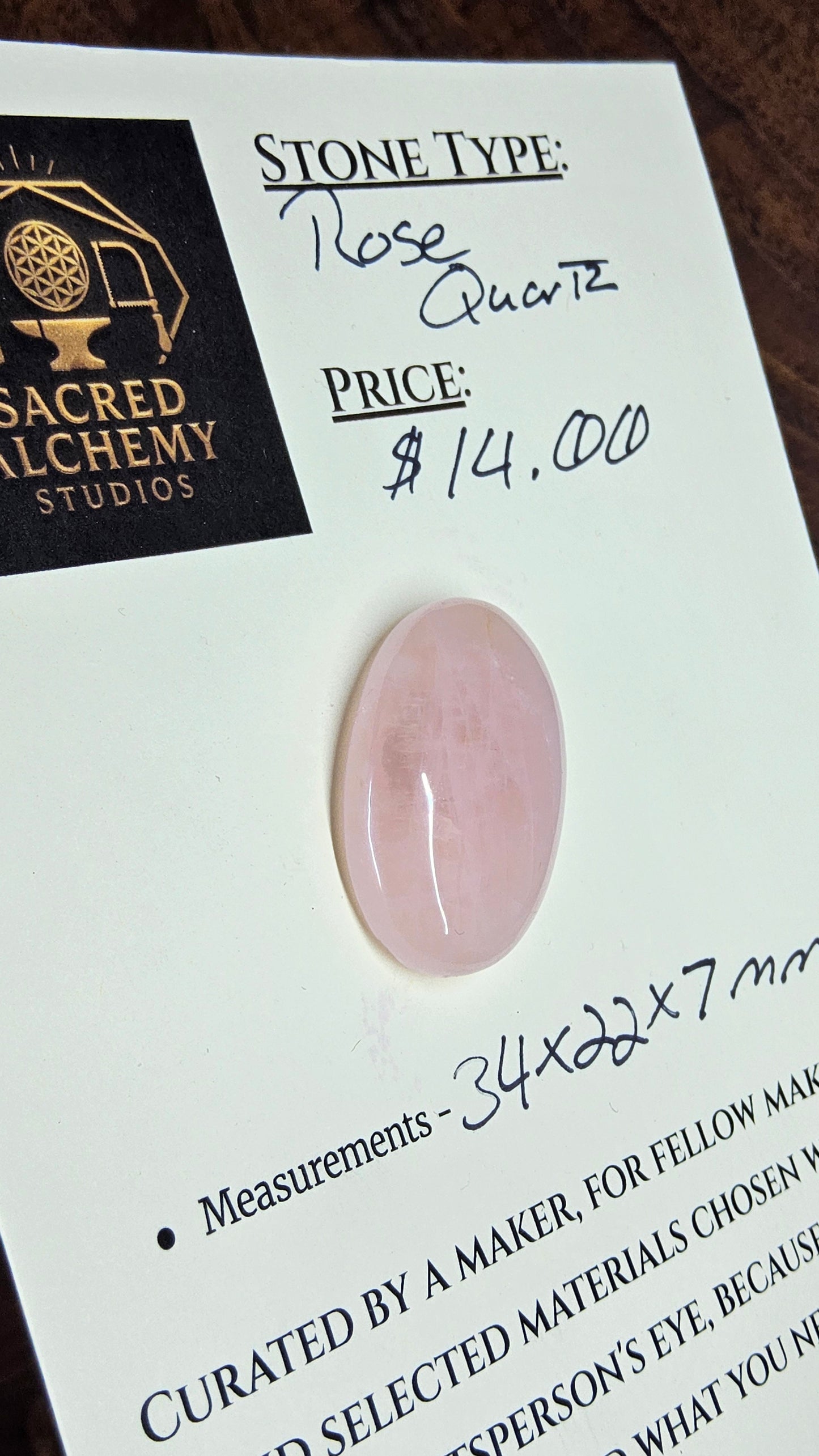 Rose Quartz Cabochon