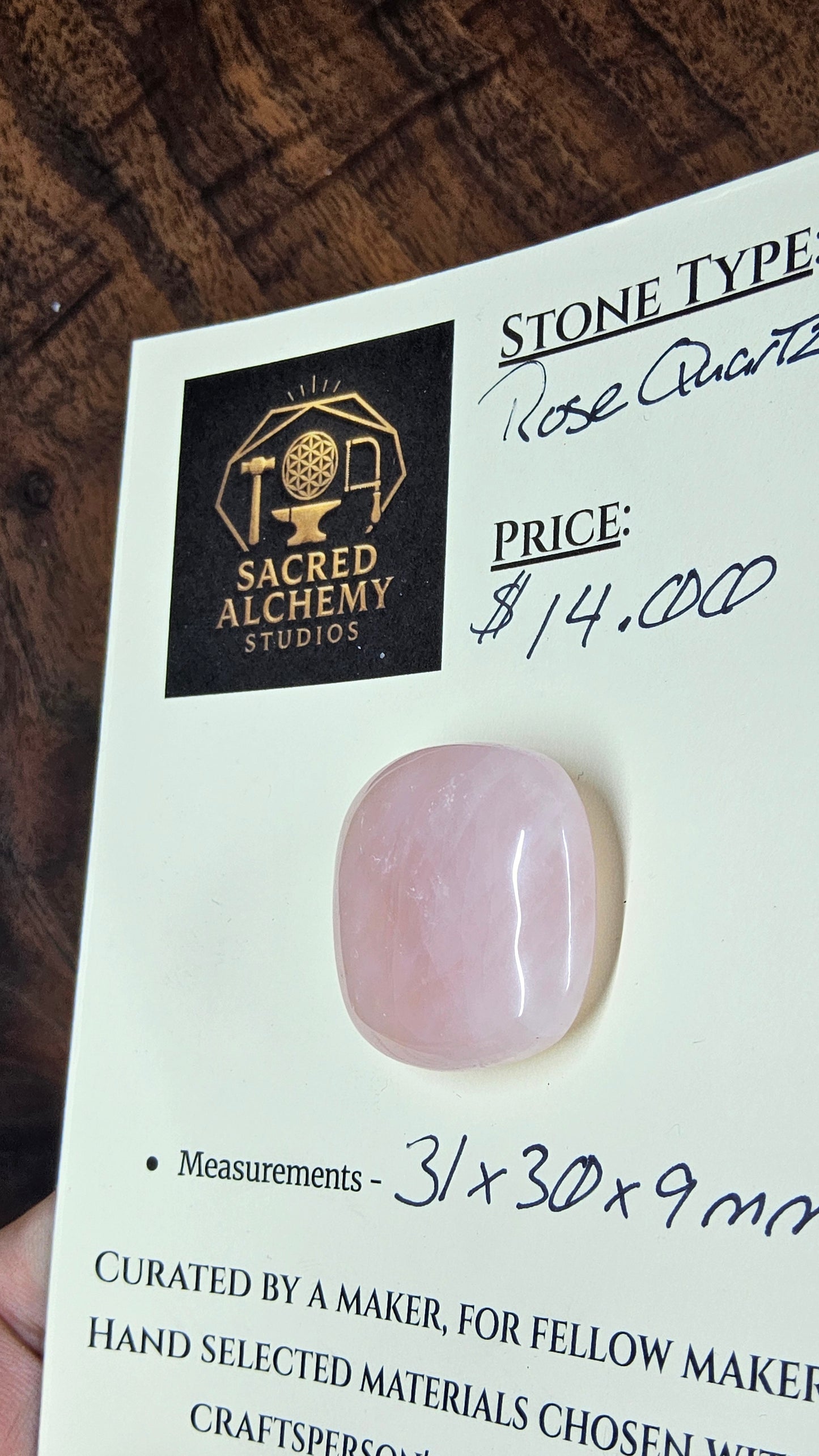 Rose Quartz Cabochon