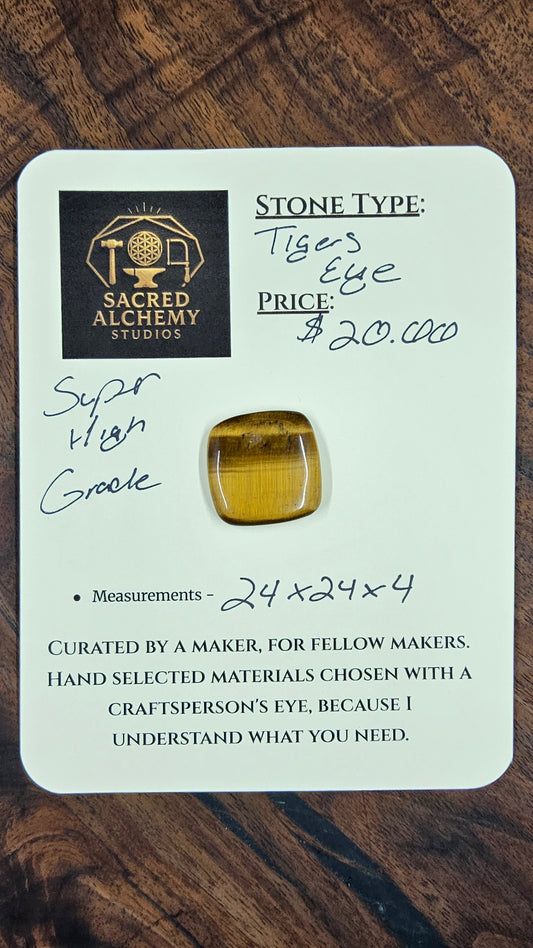 Golden Tiger’s Eye Cabochon