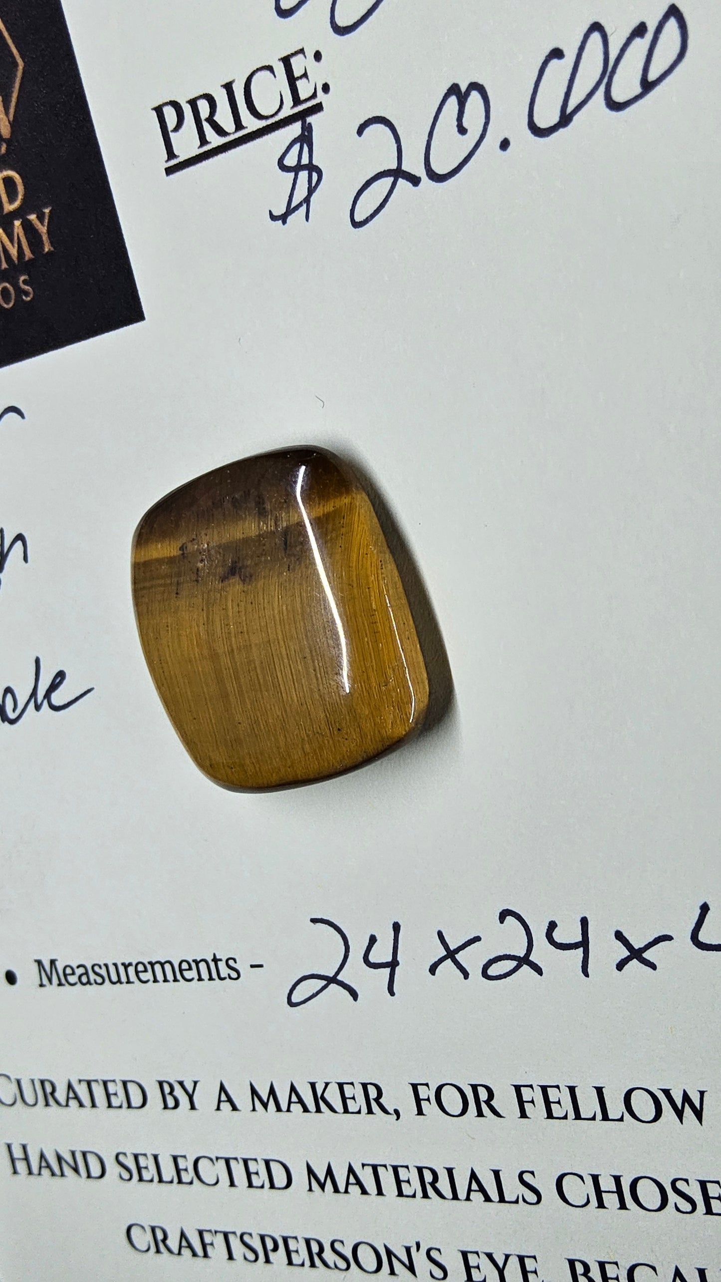 Golden Tiger’s Eye Cabochon