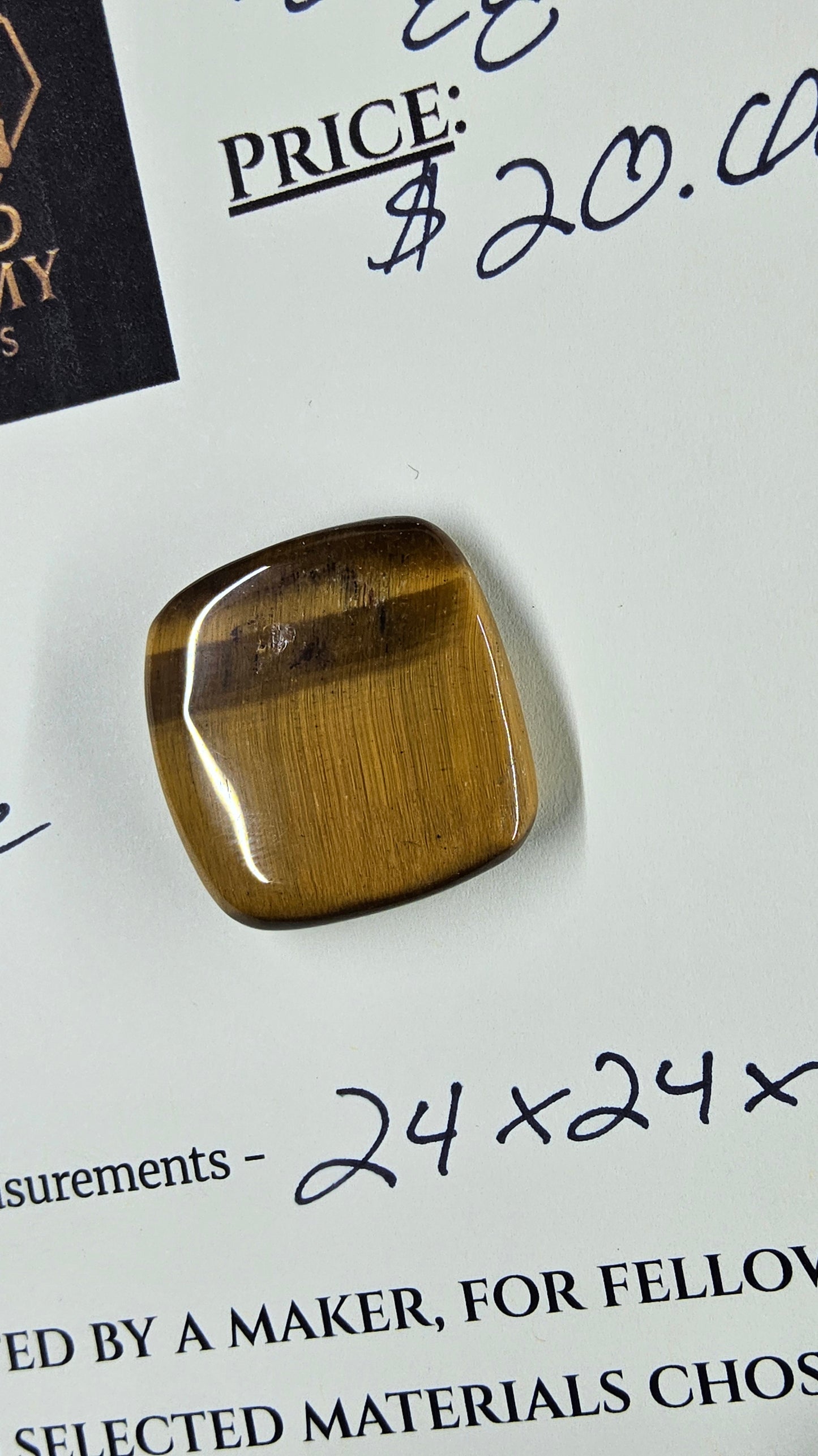 Golden Tiger’s Eye Cabochon