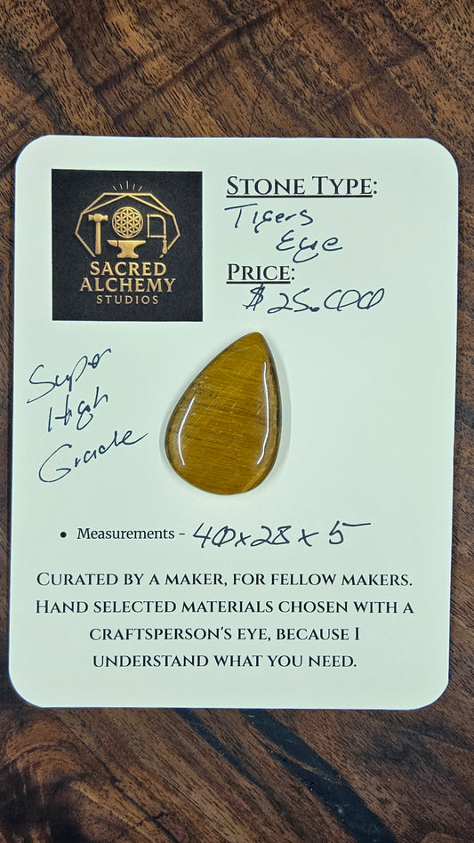 Golden Tiger’s Eye Cabochon