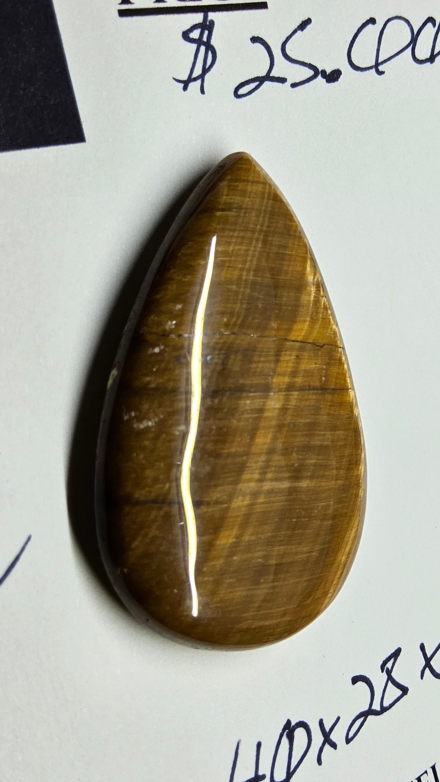 Golden Tiger’s Eye Cabochon