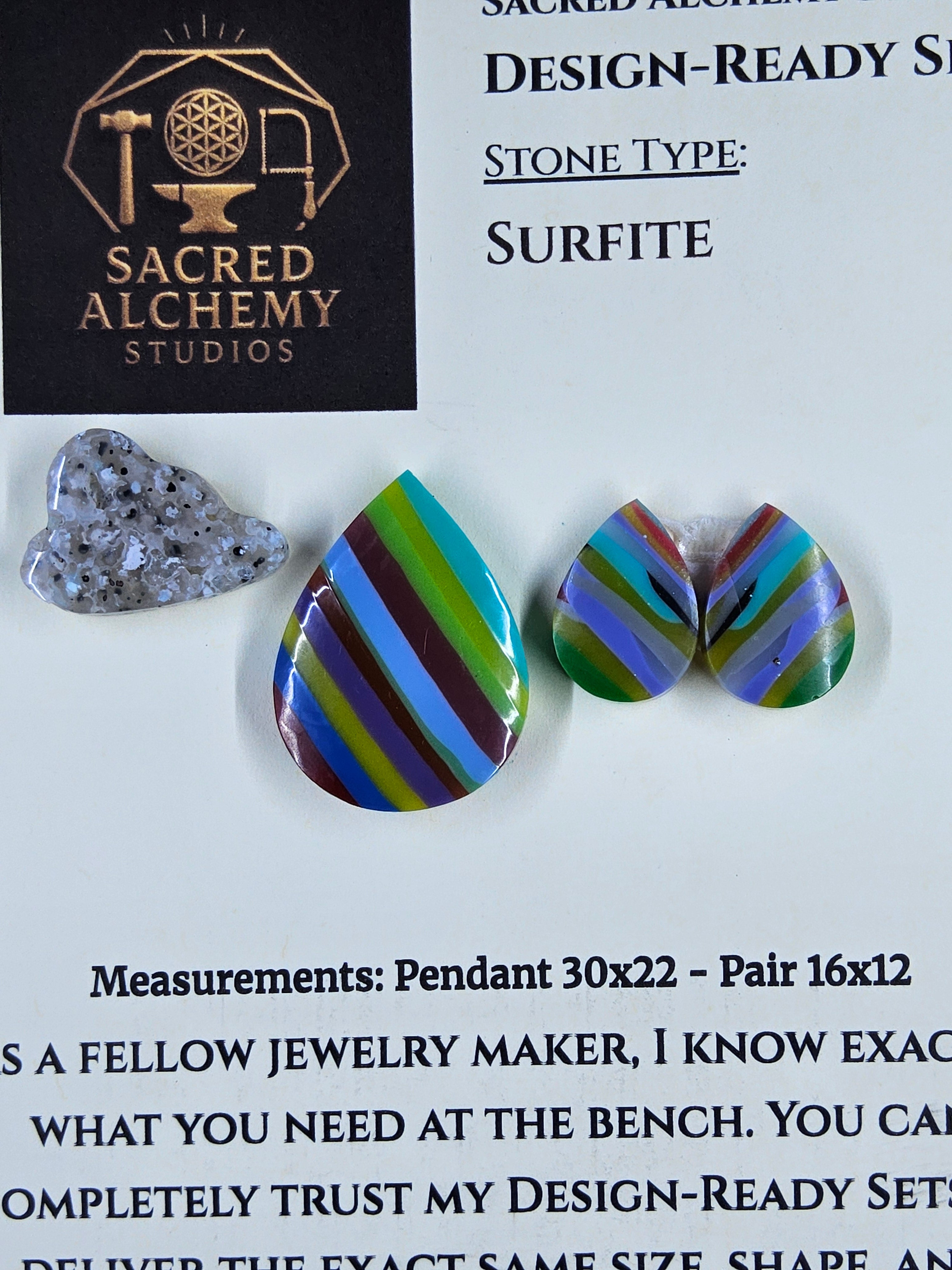 Tear Shape - Surfite - Design-Ready Set by Sacred Alchemy Studios
