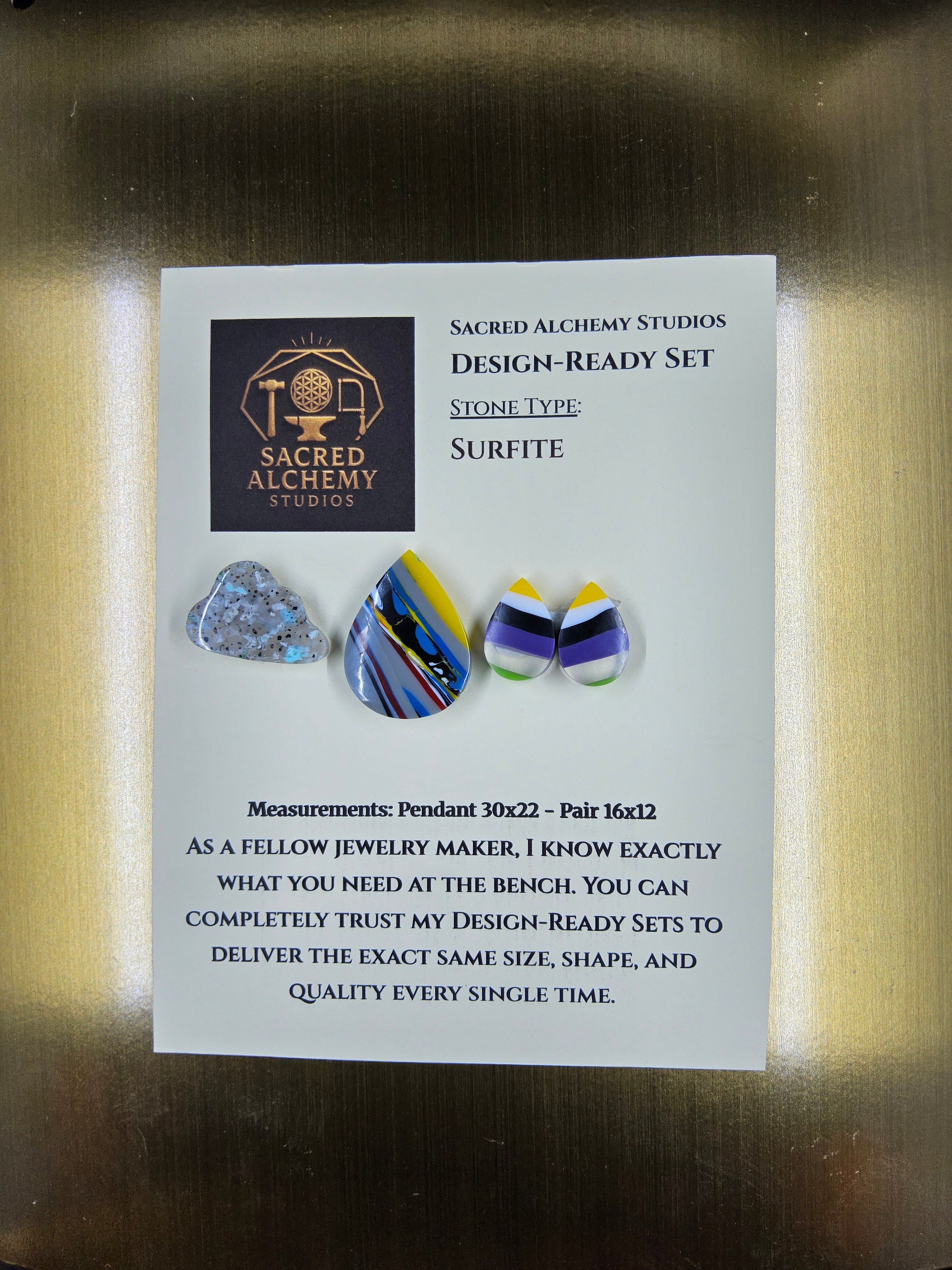 Tear Shape - Surfite - Design-Ready Set by Sacred Alchemy Studios