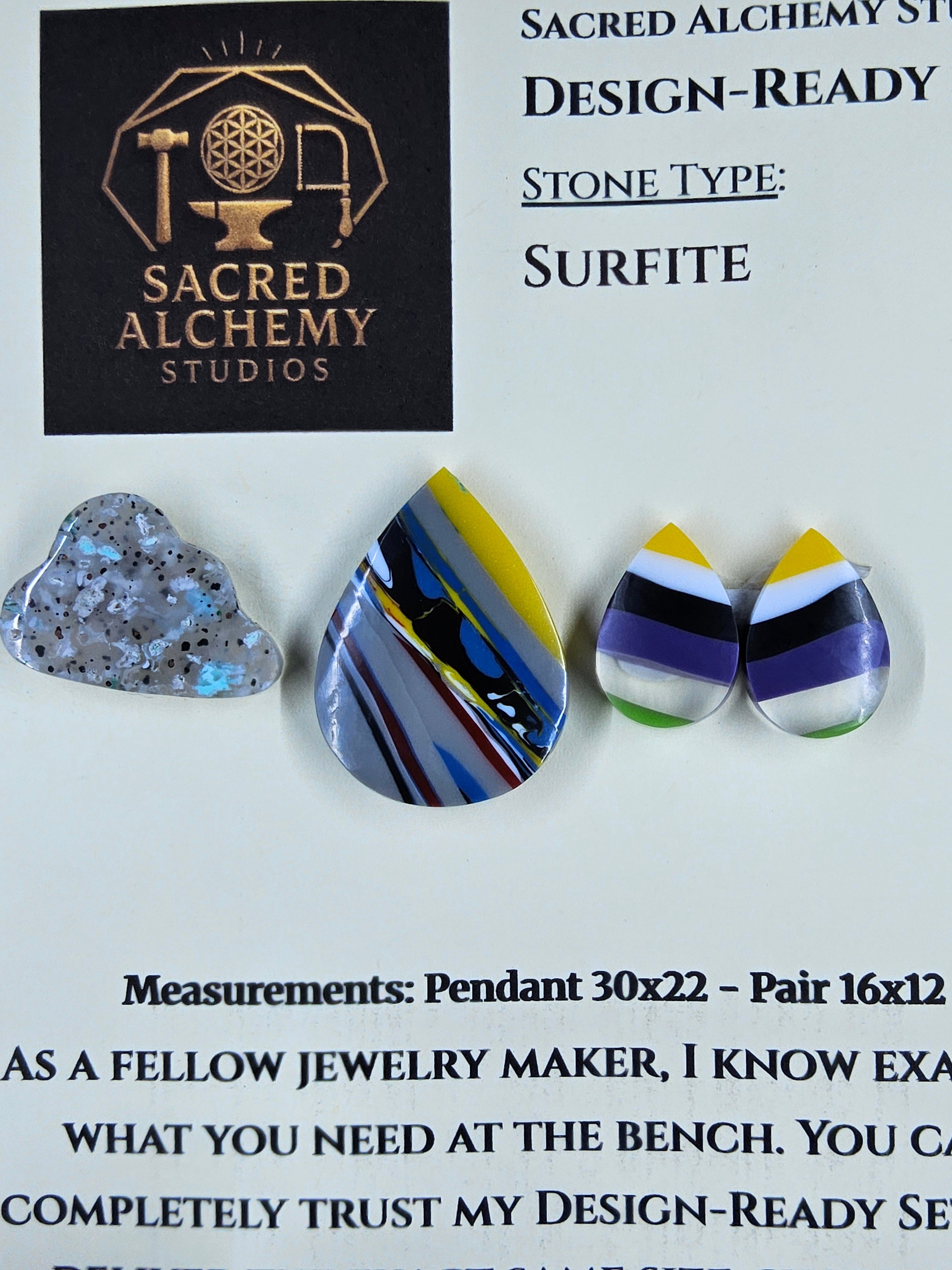 Tear Shape - Surfite - Design-Ready Set by Sacred Alchemy Studios