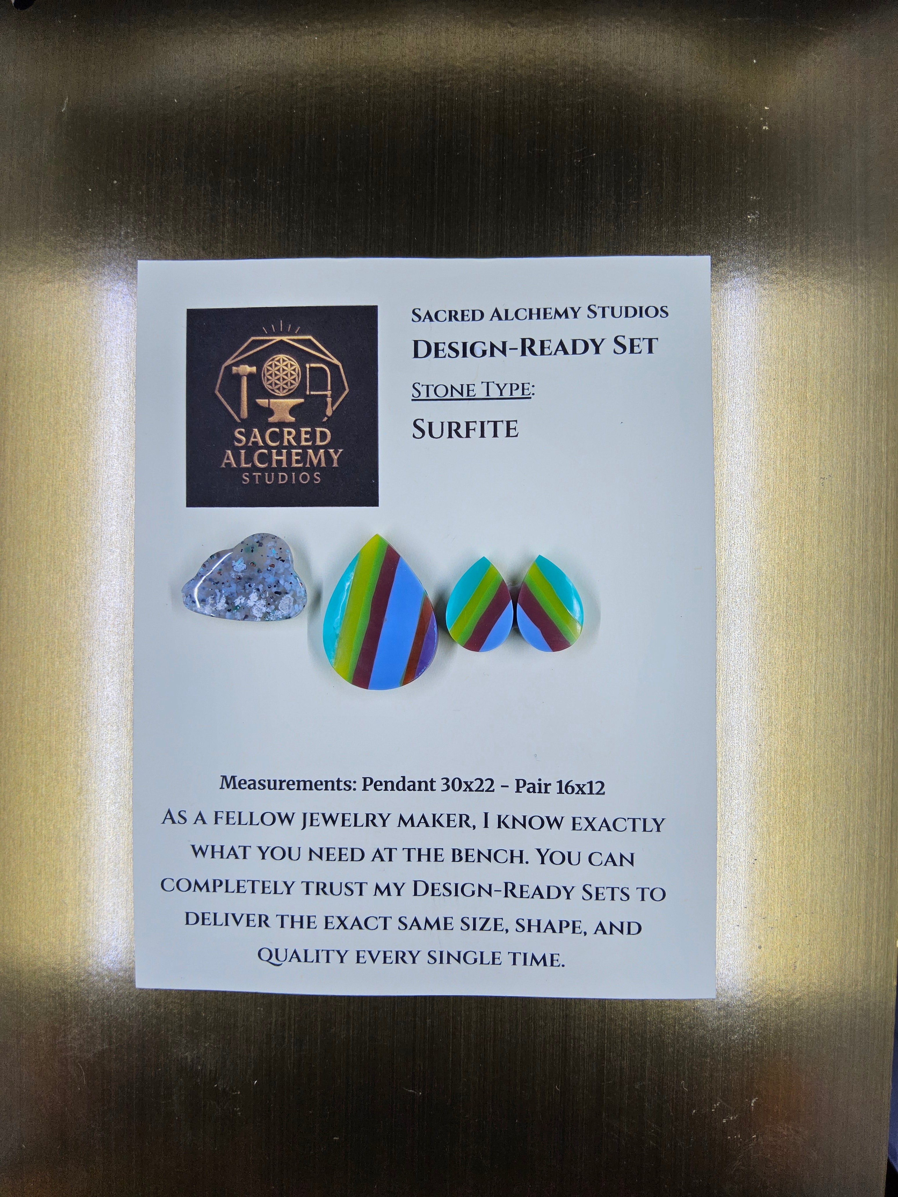 Tear Shape - Surfite - Design-Ready Set by Sacred Alchemy Studios