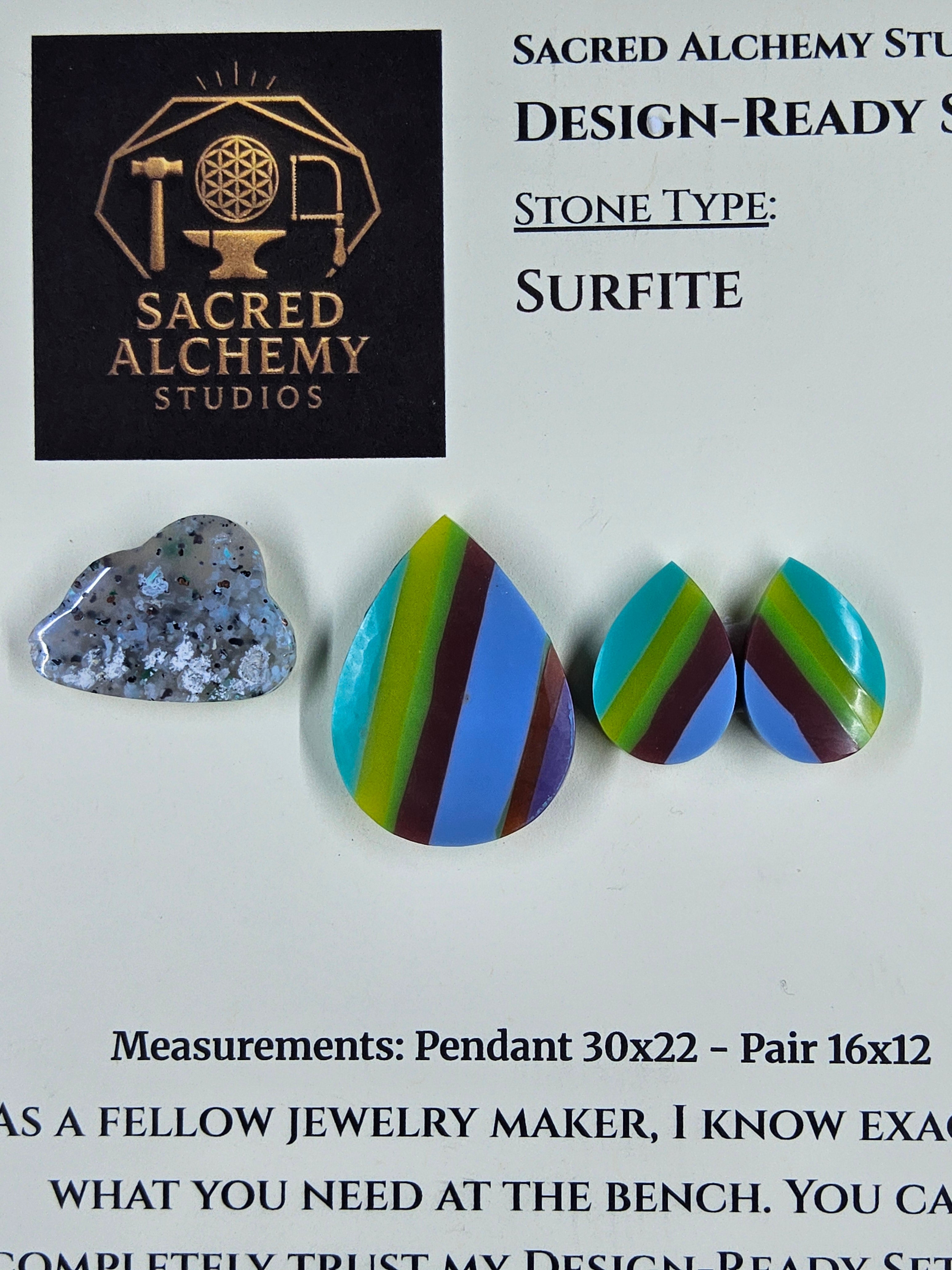 Tear Shape - Surfite - Design-Ready Set by Sacred Alchemy Studios