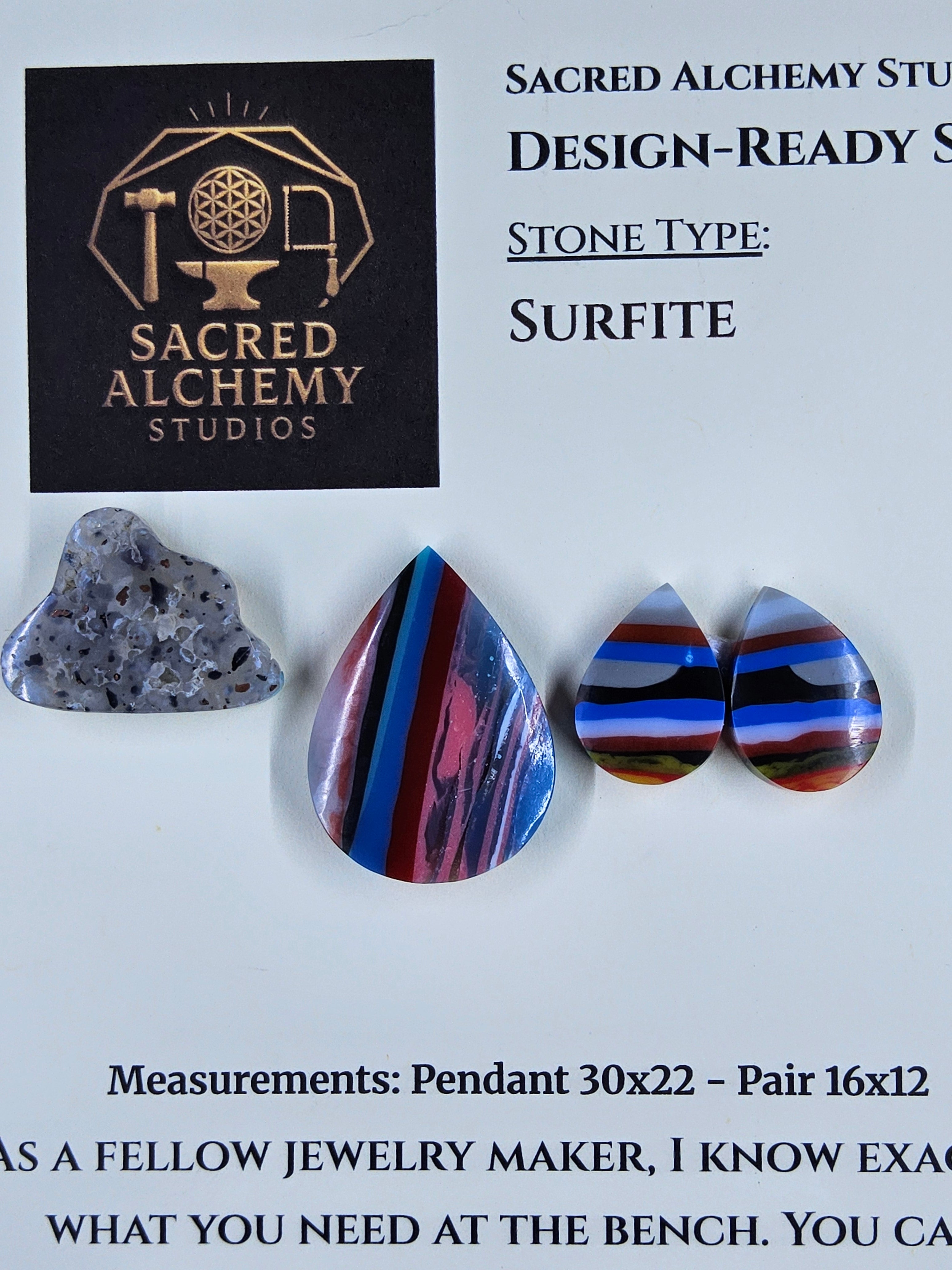 Tear Shape - Surfite - Design-Ready Set by Sacred Alchemy Studios