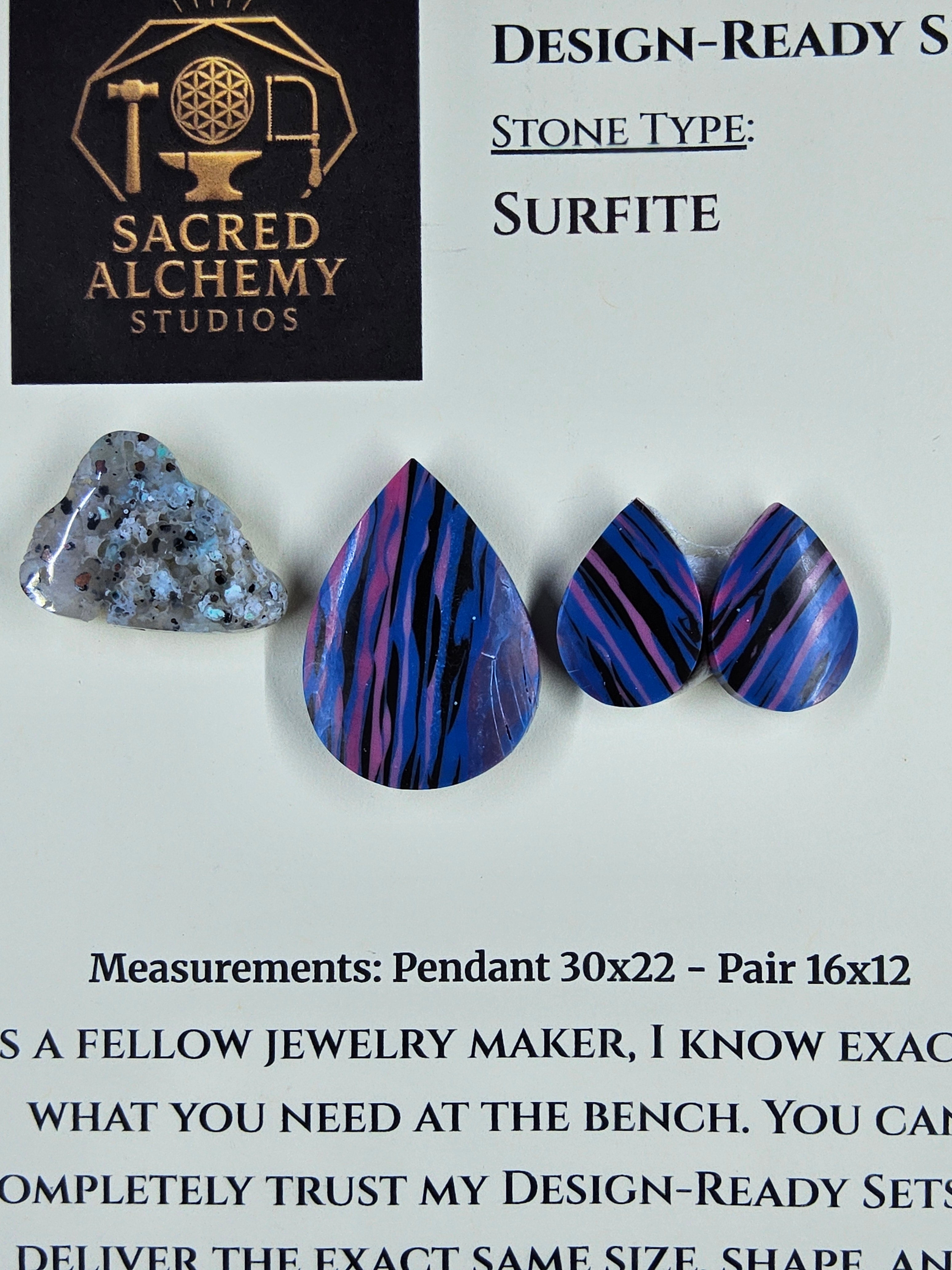 Tear Shape - Surfite - Design-Ready Set by Sacred Alchemy Studios