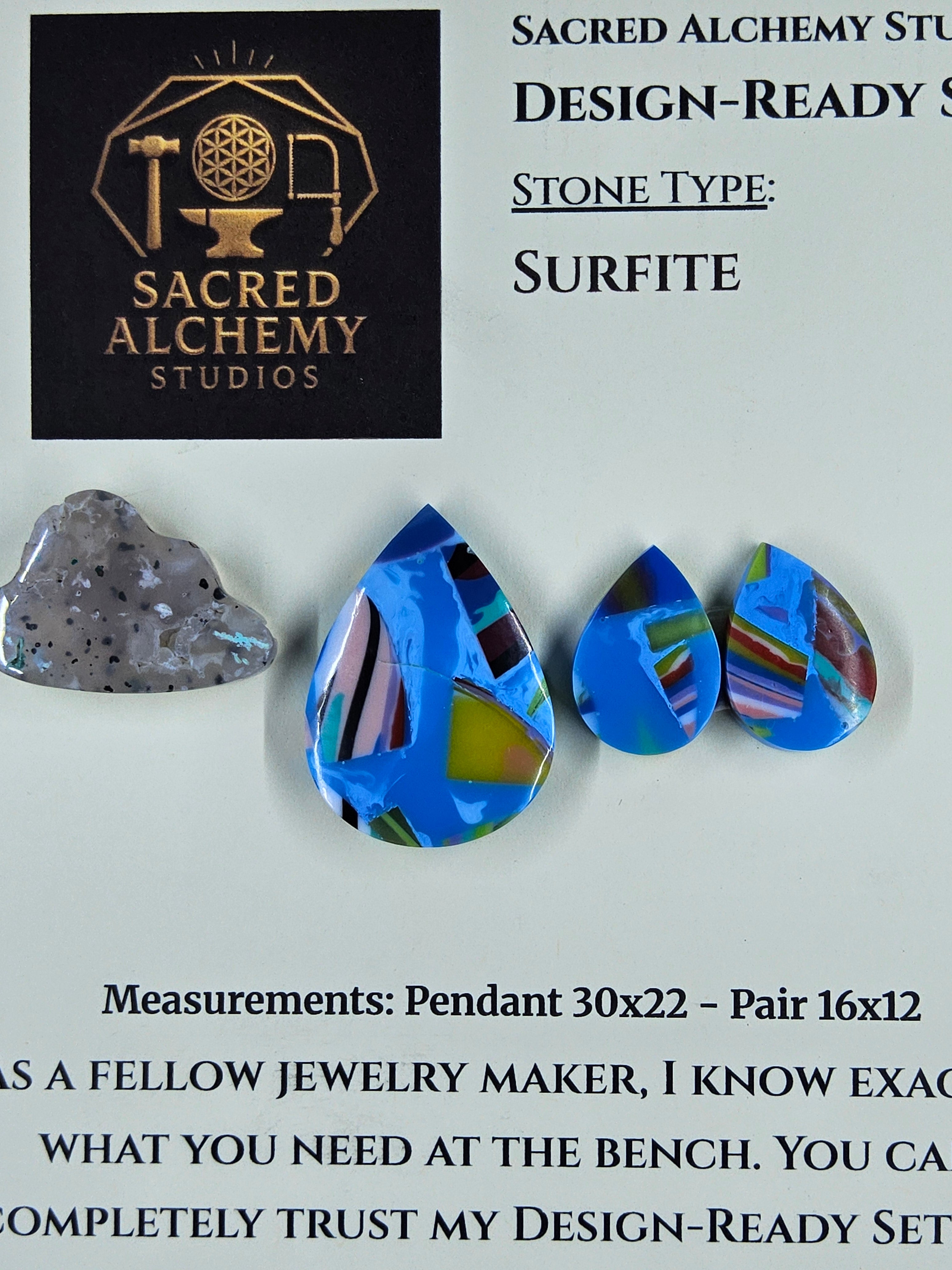 Tear Shape - Surfite - Design-Ready Set by Sacred Alchemy Studios