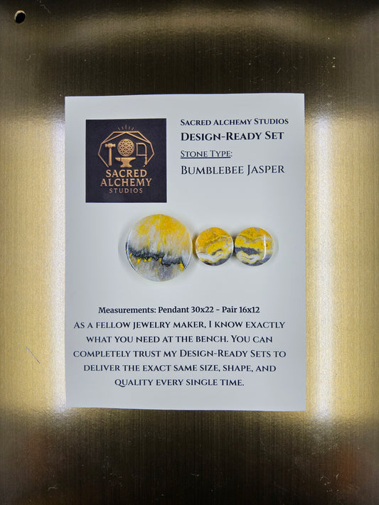 Circle Shape - Bumblebee Jasper - Design-Ready Set by Sacred Alchemy Studios