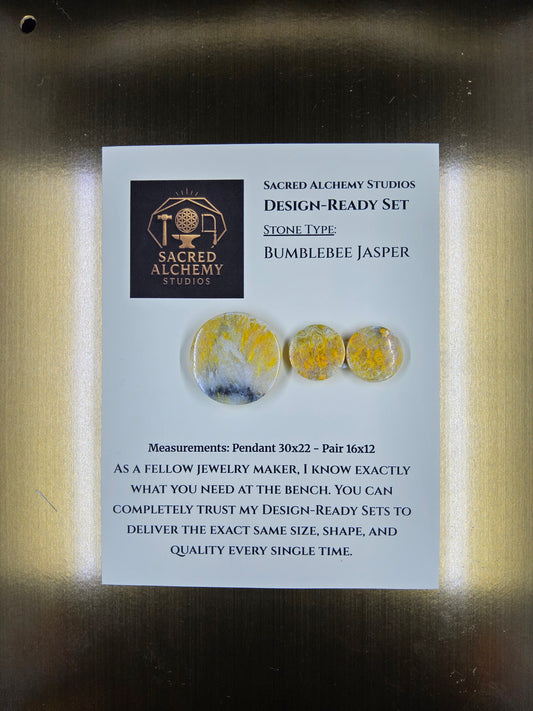 Circle Shape - Bumblebee Jasper - Design-Ready Set by Sacred Alchemy Studios