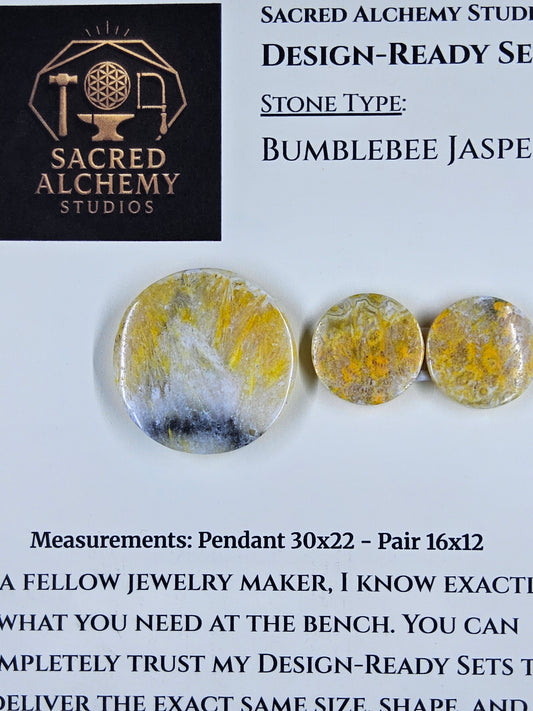 Circle Shape - Bumblebee Jasper - Design-Ready Set by Sacred Alchemy Studios